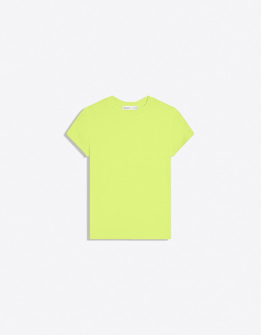 Camiseta manga corta cuello redondo-Lima