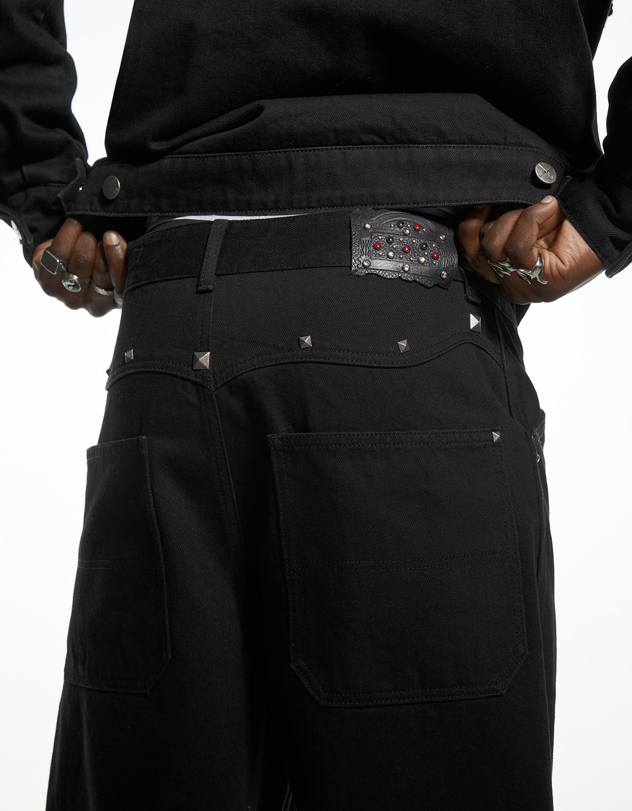 Baggy trousers ARIES X BERSHKA — Black