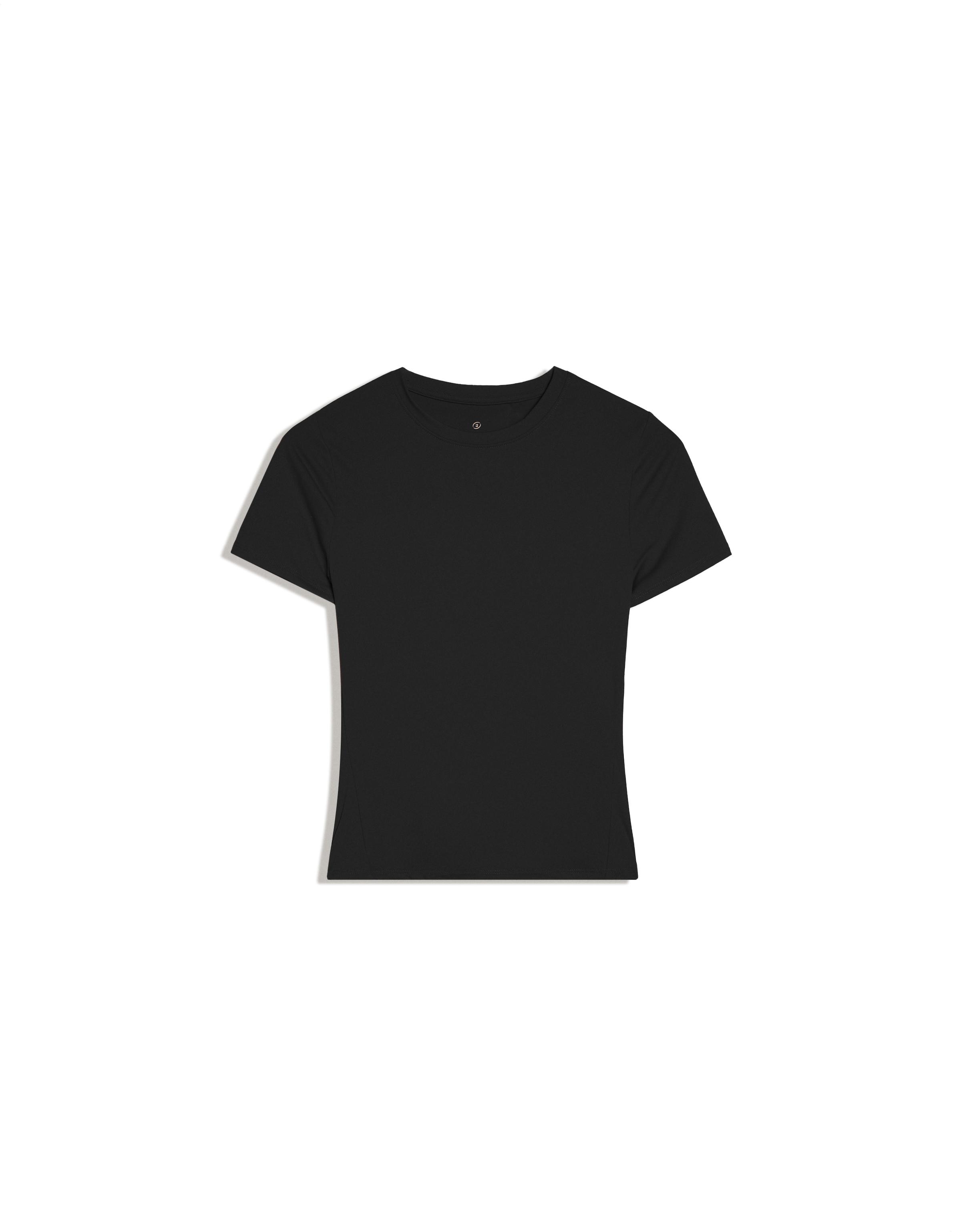 Short sleeve technical T-shirt Breathable & Quick Dry — Black