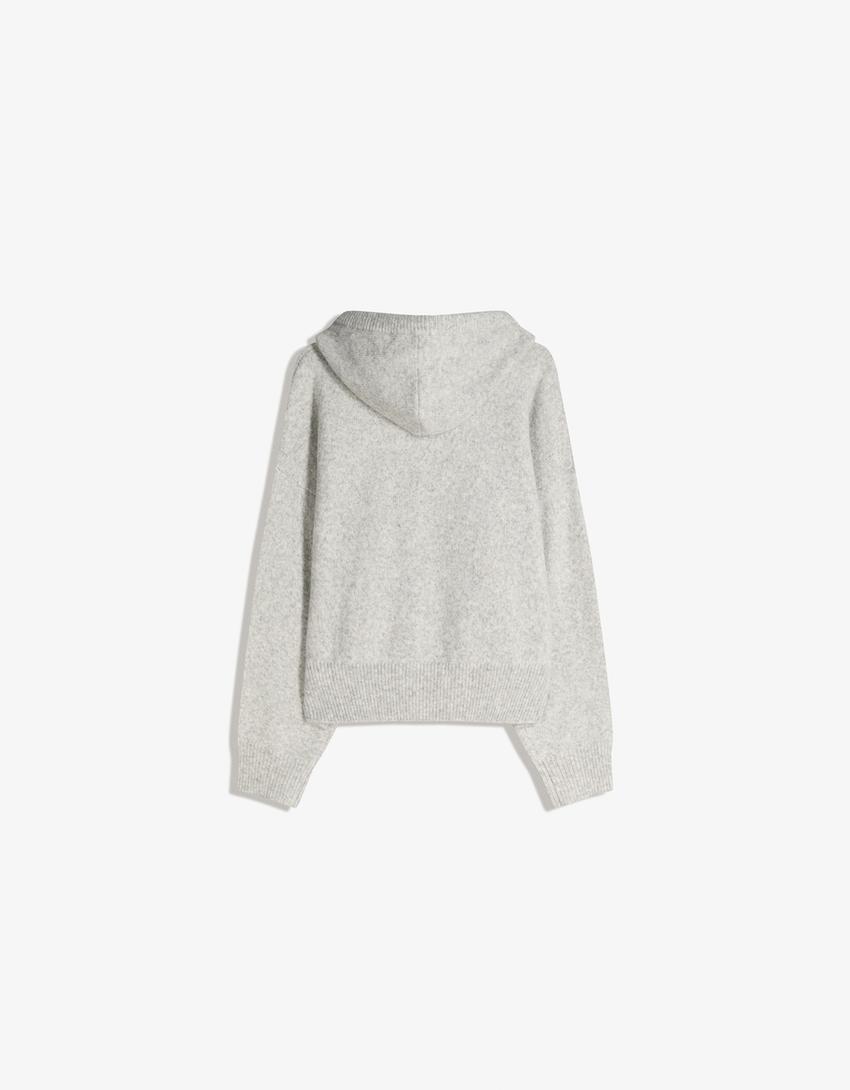 Hooded sweatshirt-Grey