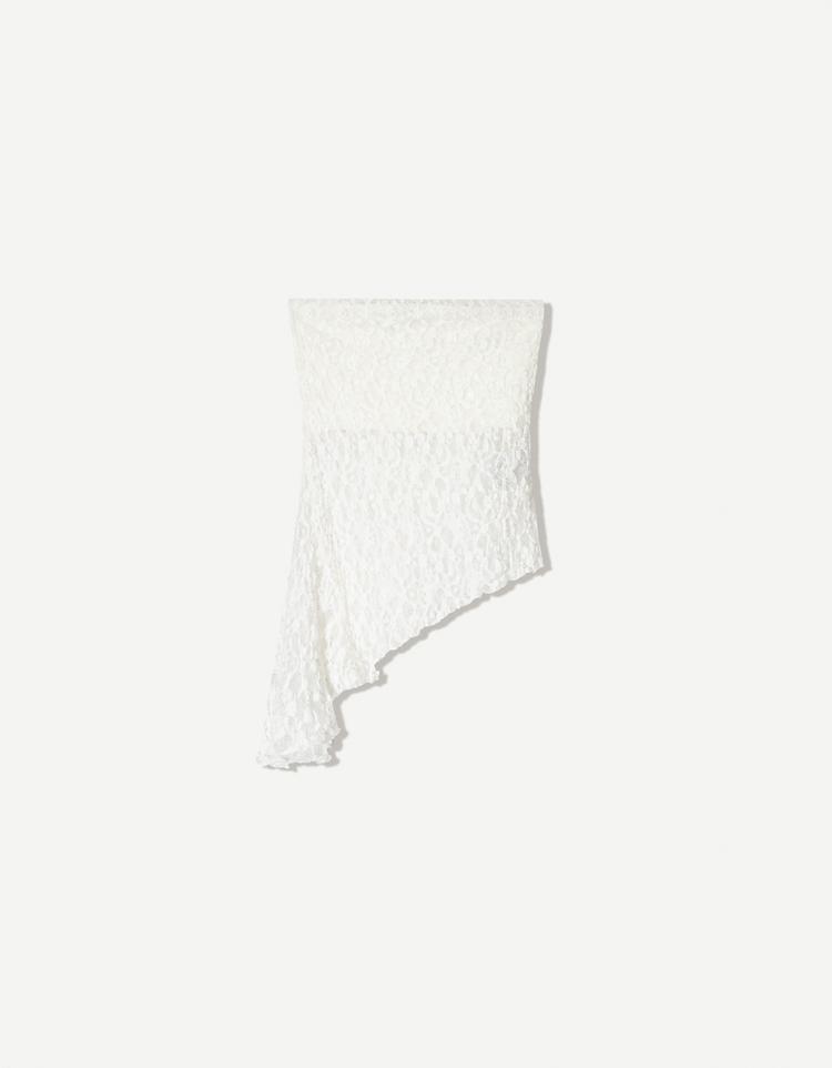 Dantel bandeau top