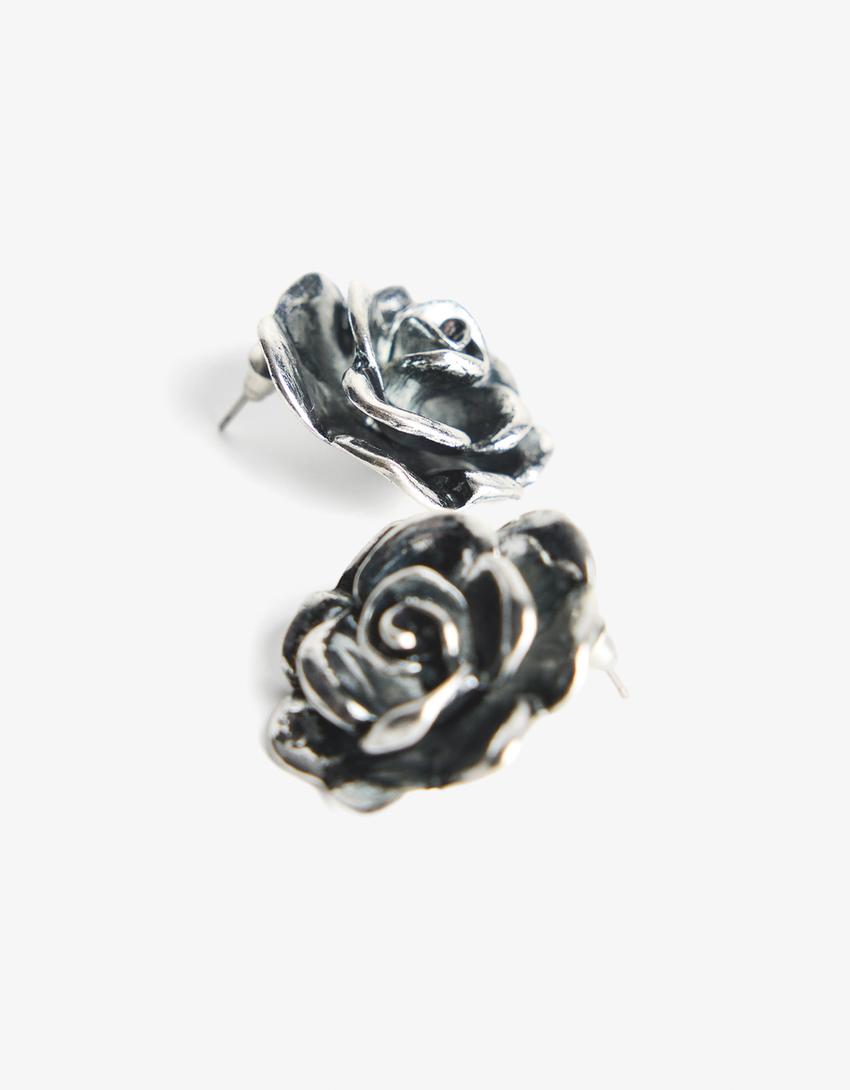 Arracades roses-Plata