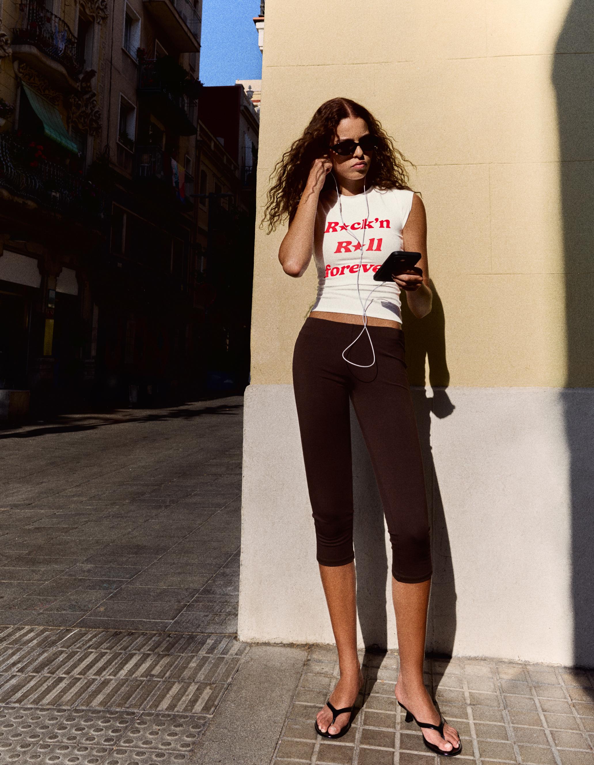 Regular fit print T-shirt — Off white