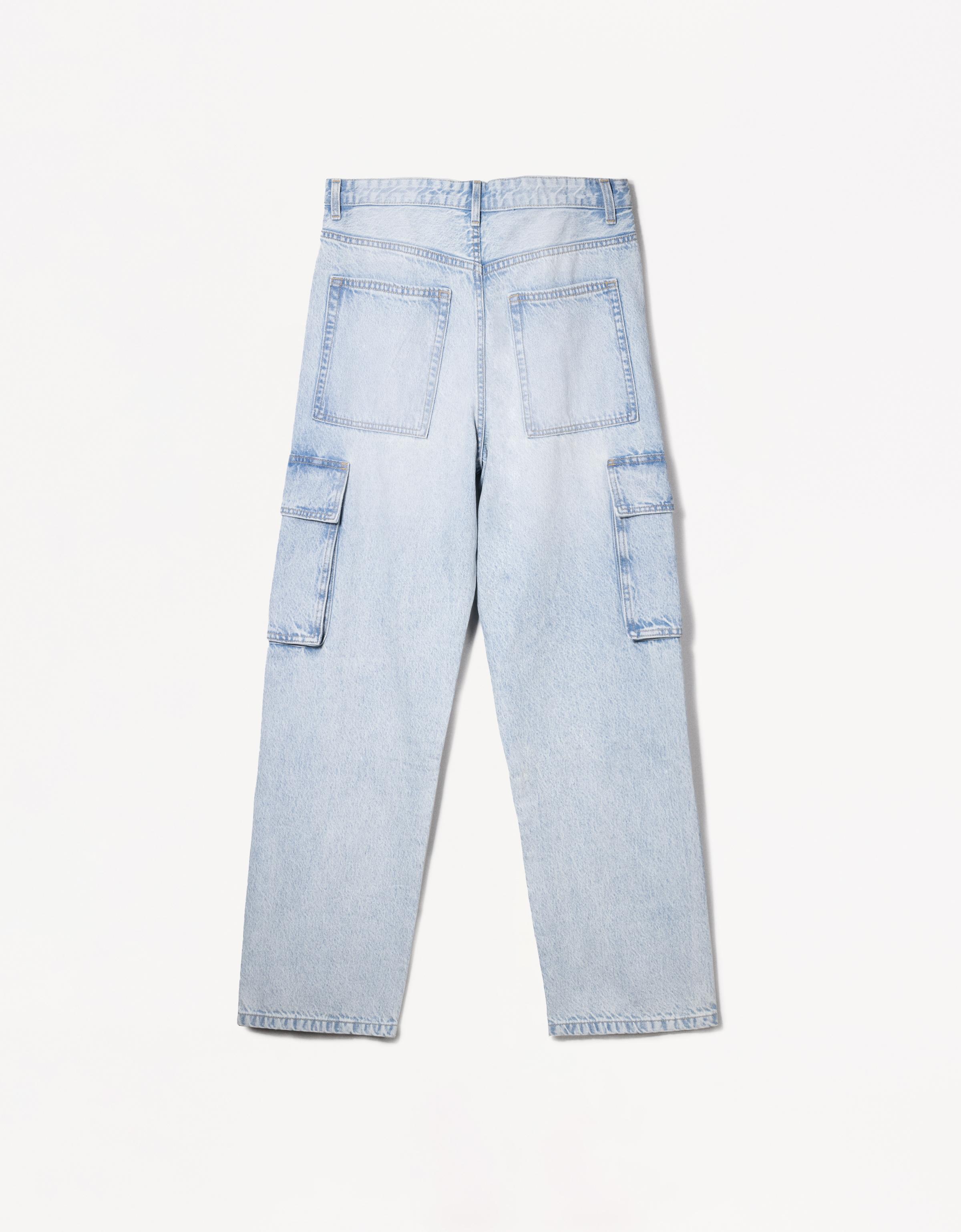 Baggy cargo jeans - Jeans - Men | Bershka