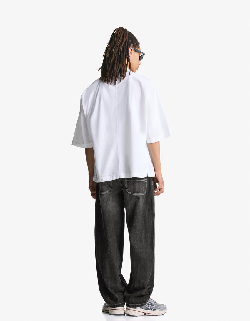 Blugi skater-Negru