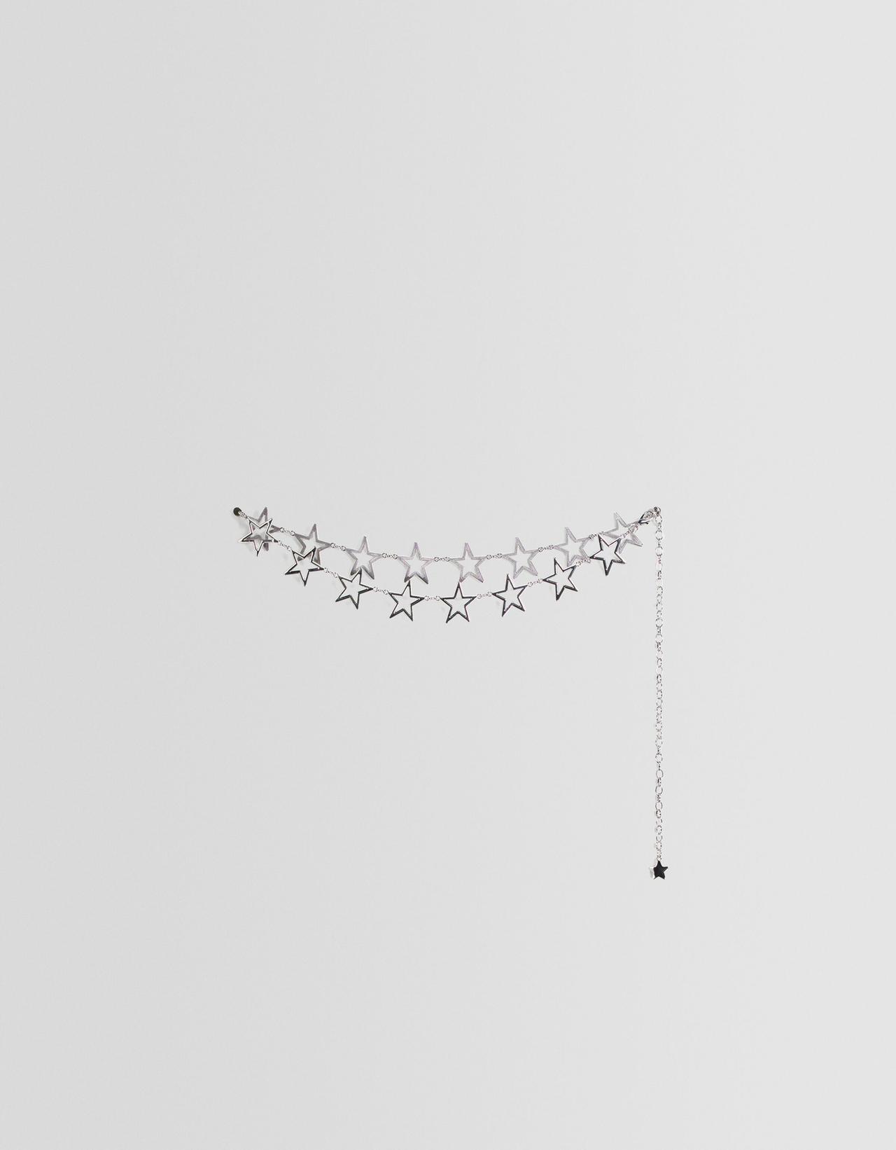 Star chain belt — Silver