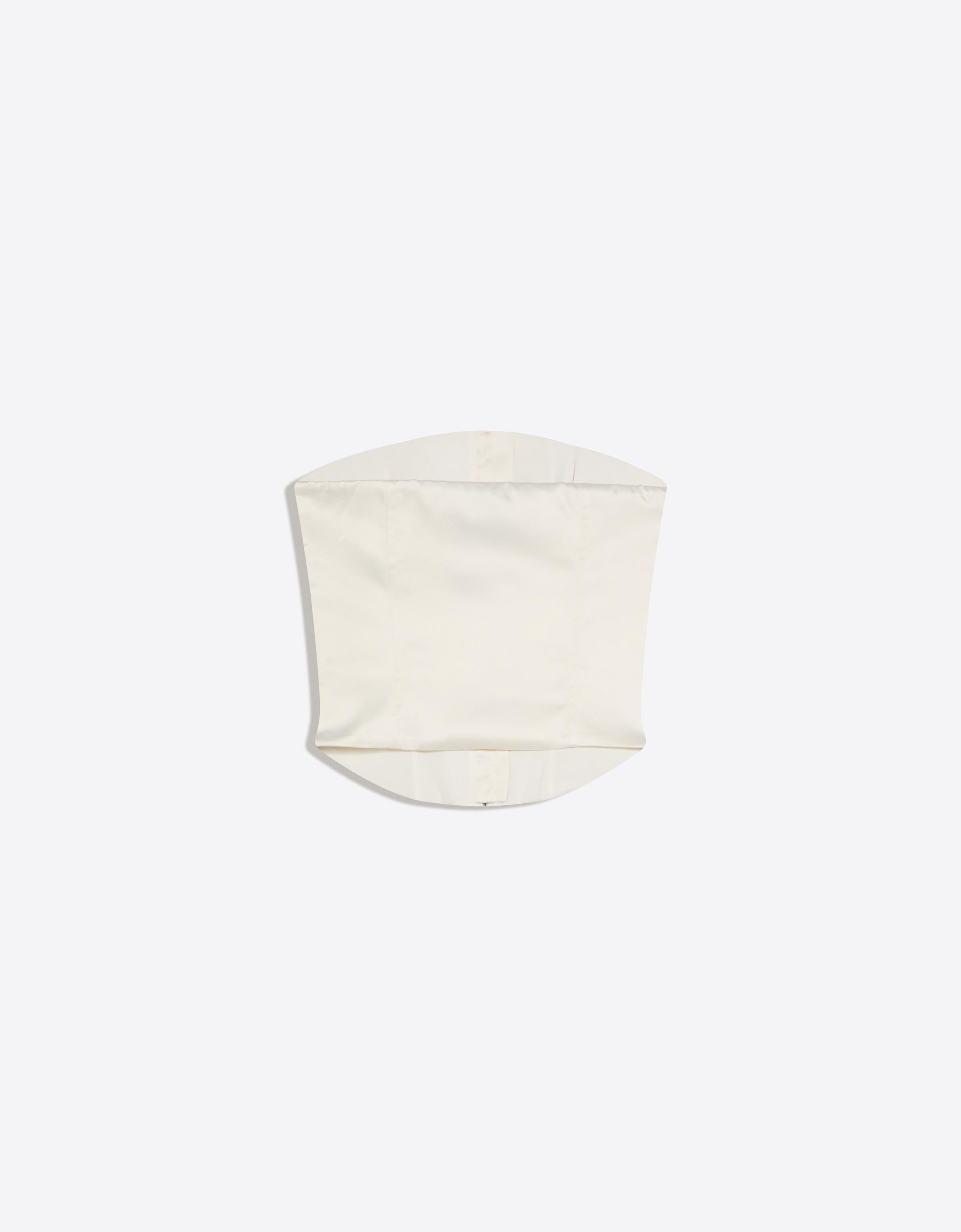 Sateen bustier top