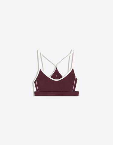 Contrast technical fabric top - Breathable & Quick-Drying — Violet 5