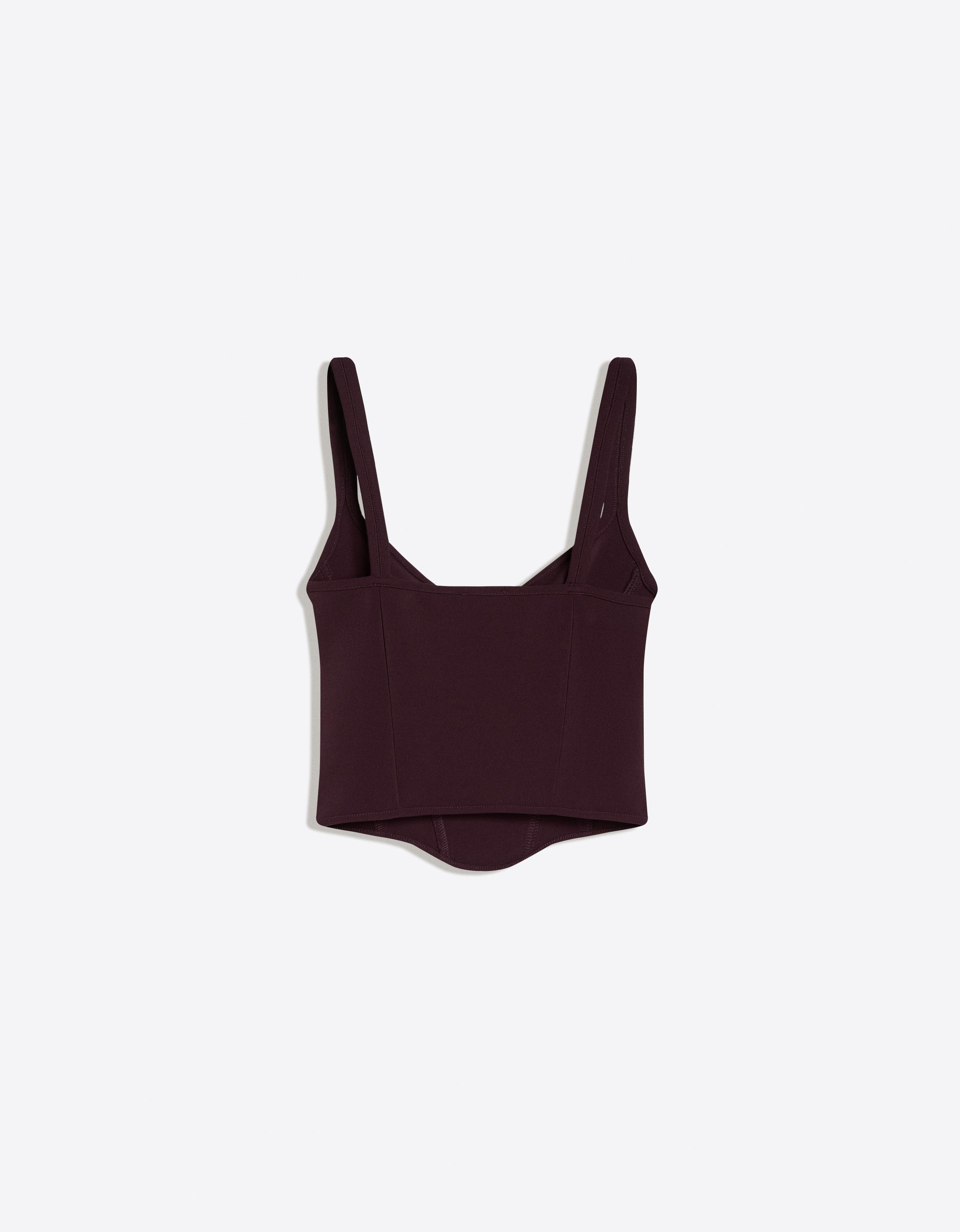 Corset strappy top - Women | Bershka