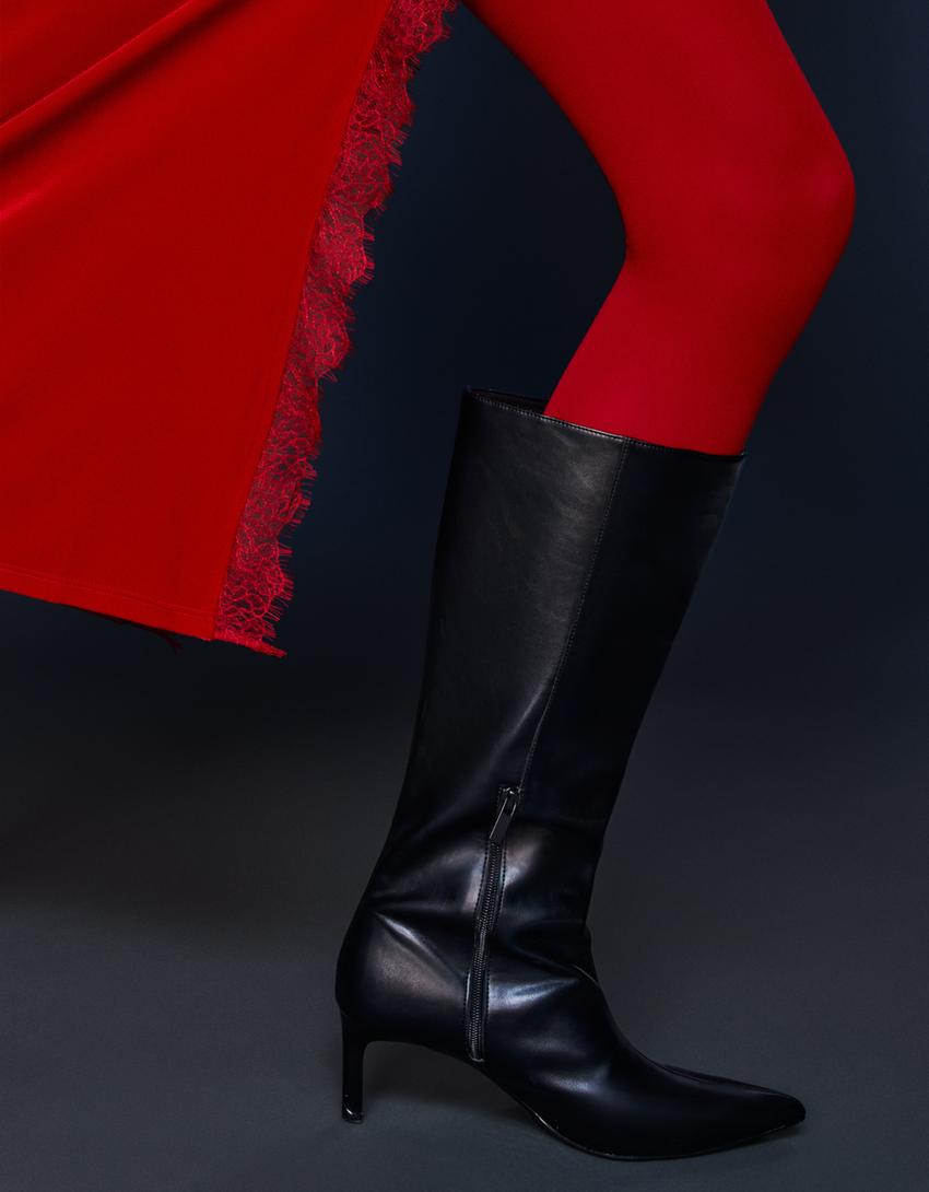 Kitten heel boots - Women | Bershka