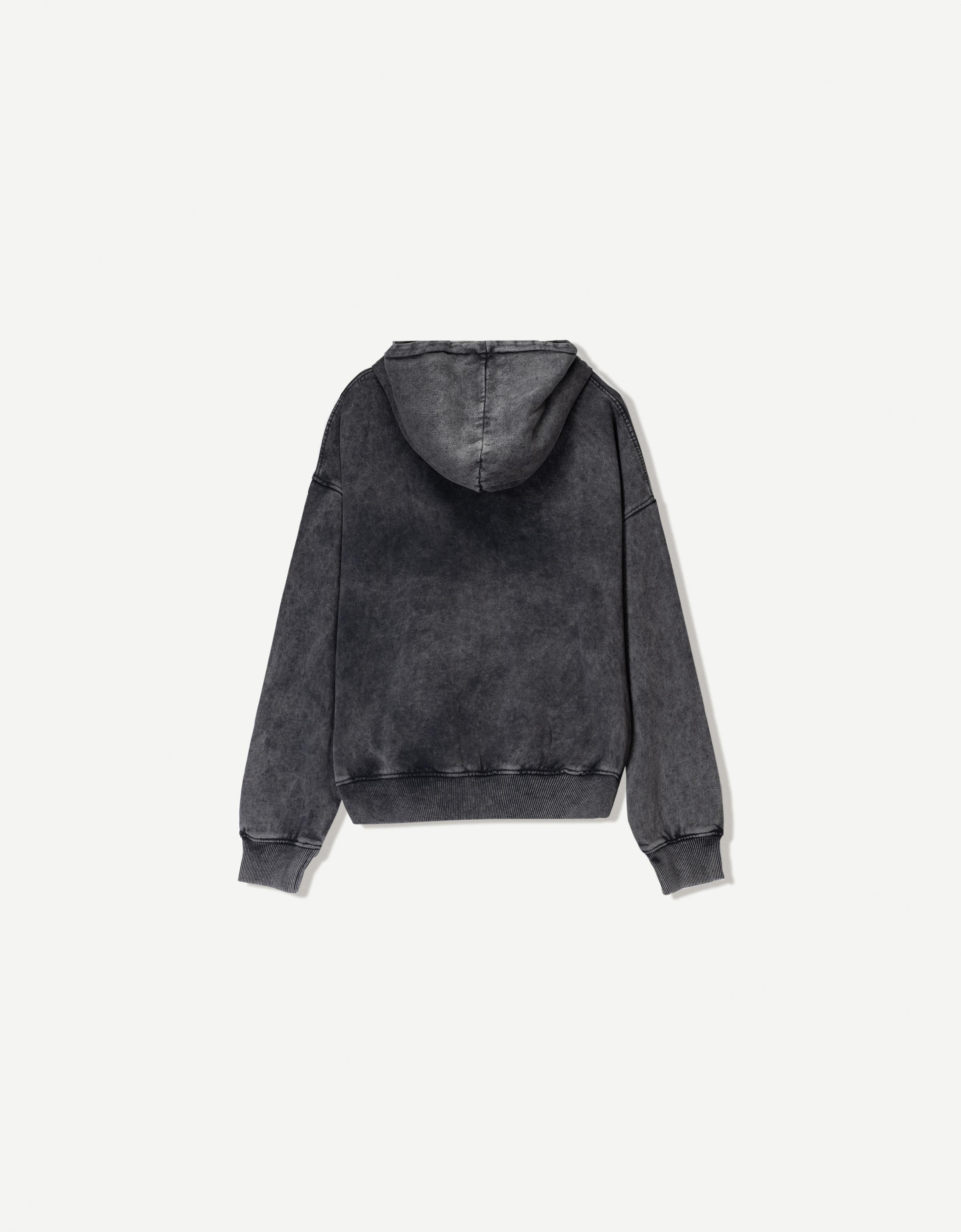 Printed hoodie with zip - Sweatshirts and hoodies - Men