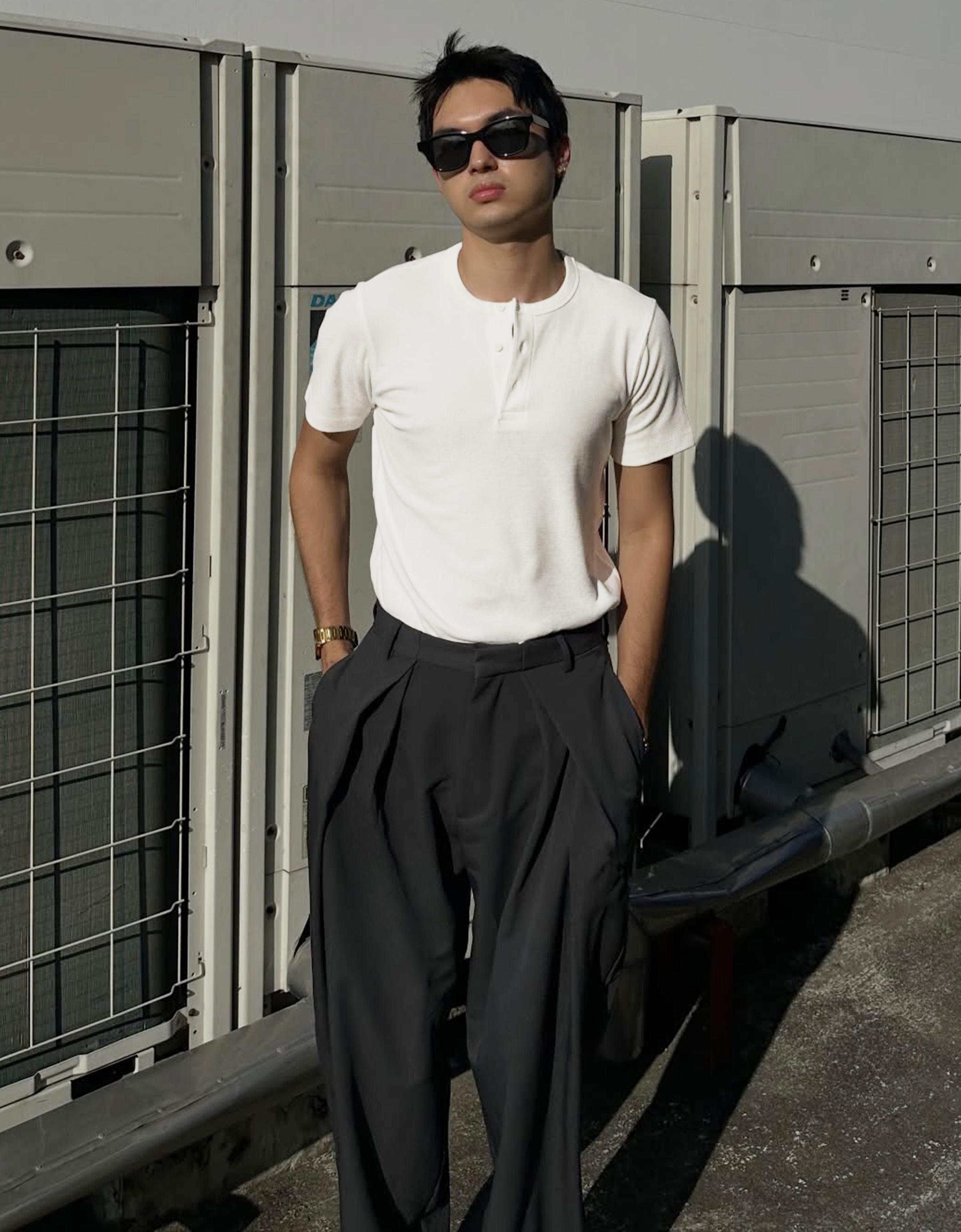 Kısa kollu gofre ekmekçi tişört - Görsel 40