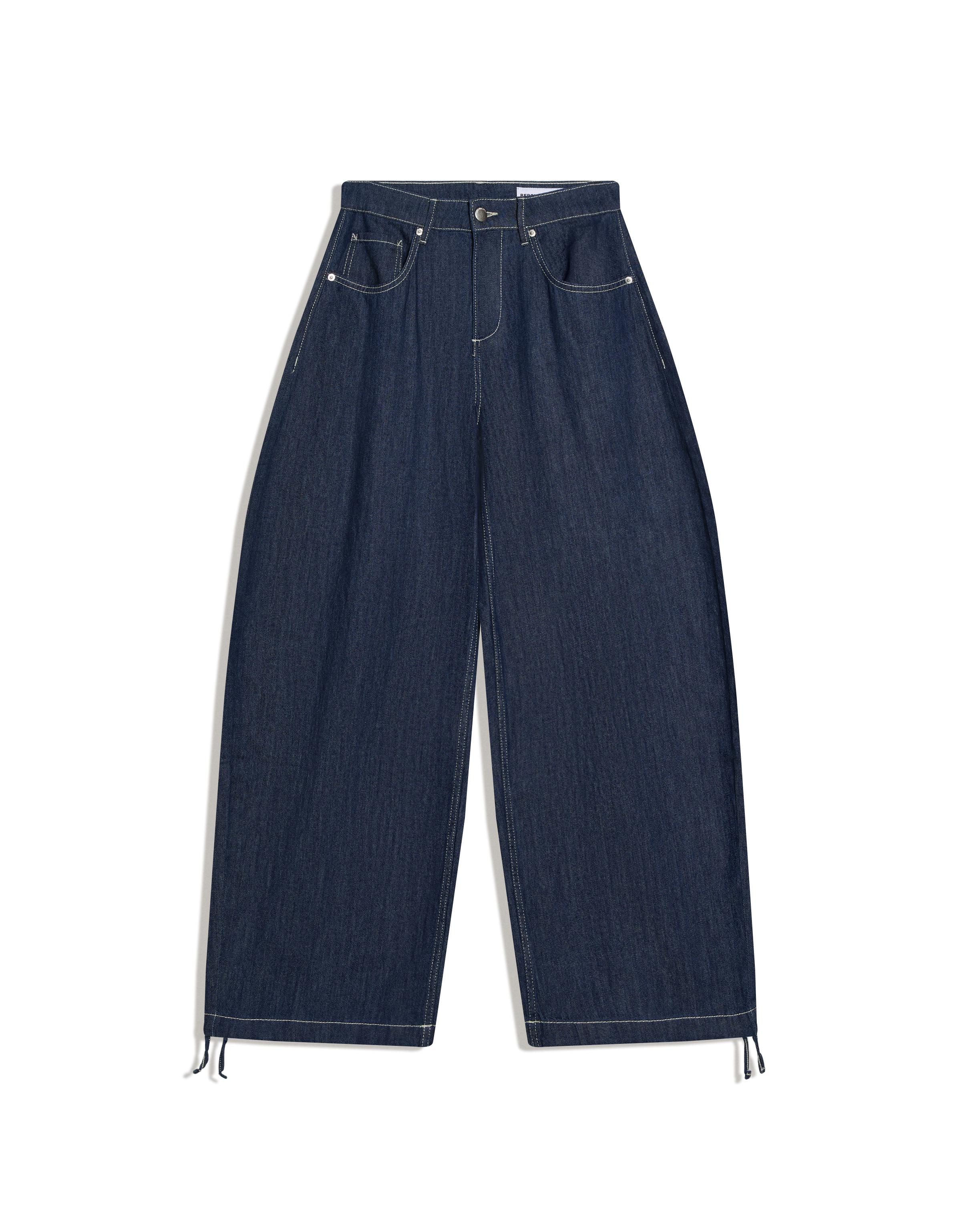 Düşük bel geniş paça balloon fit jean - Görsel 69