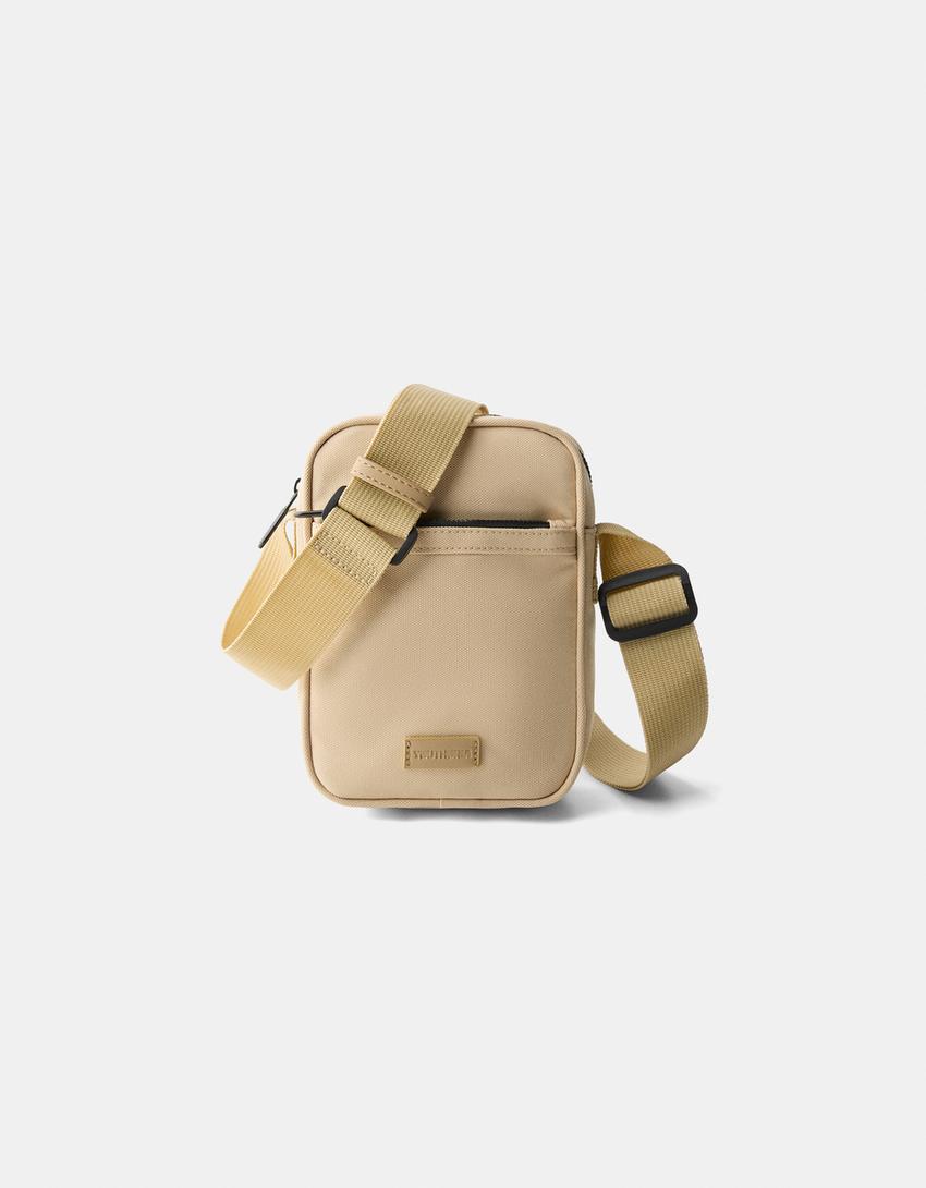 Technical crossbody bag-Beige-4