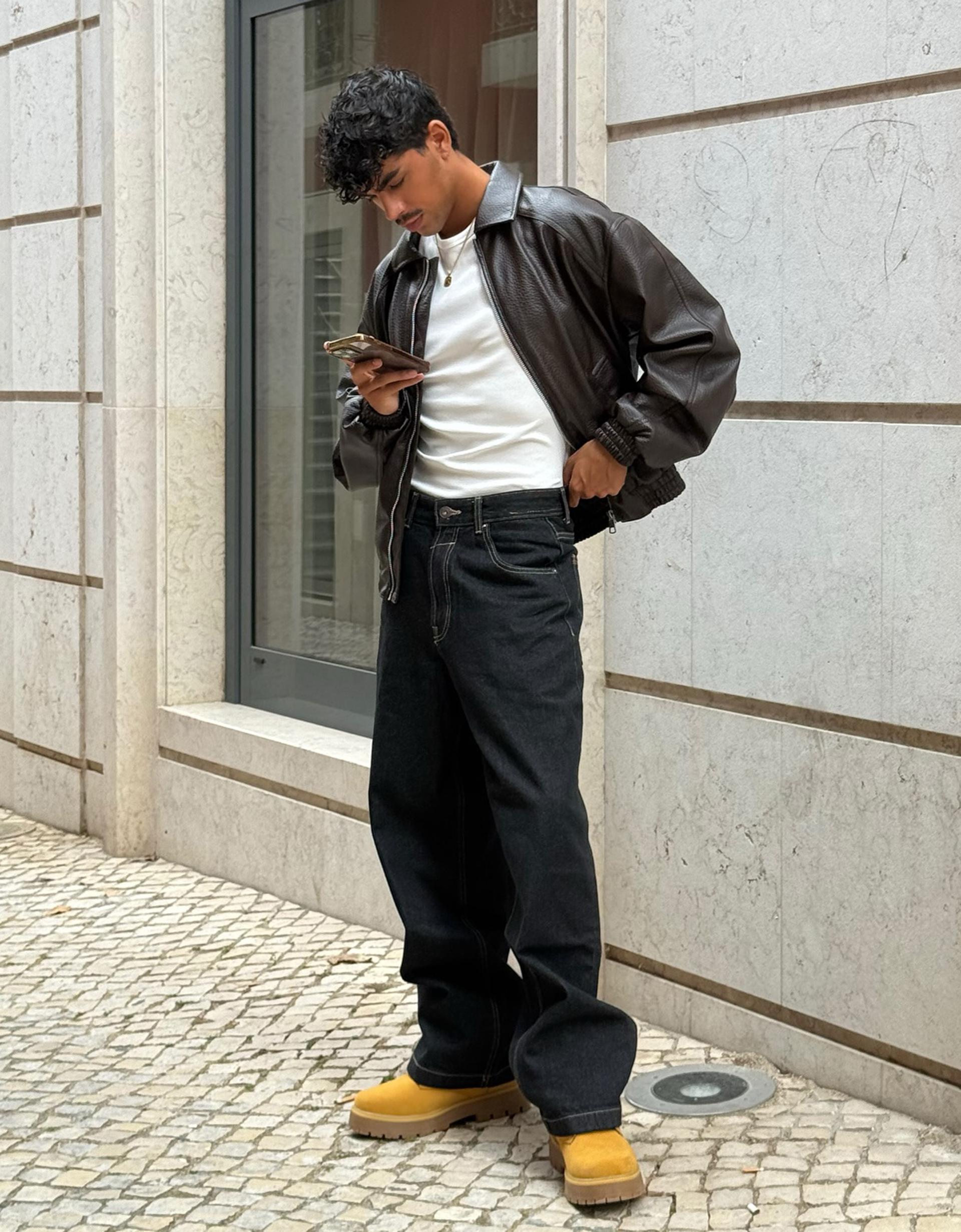 Veste en similicuir #bershkastyle Homme Bershka