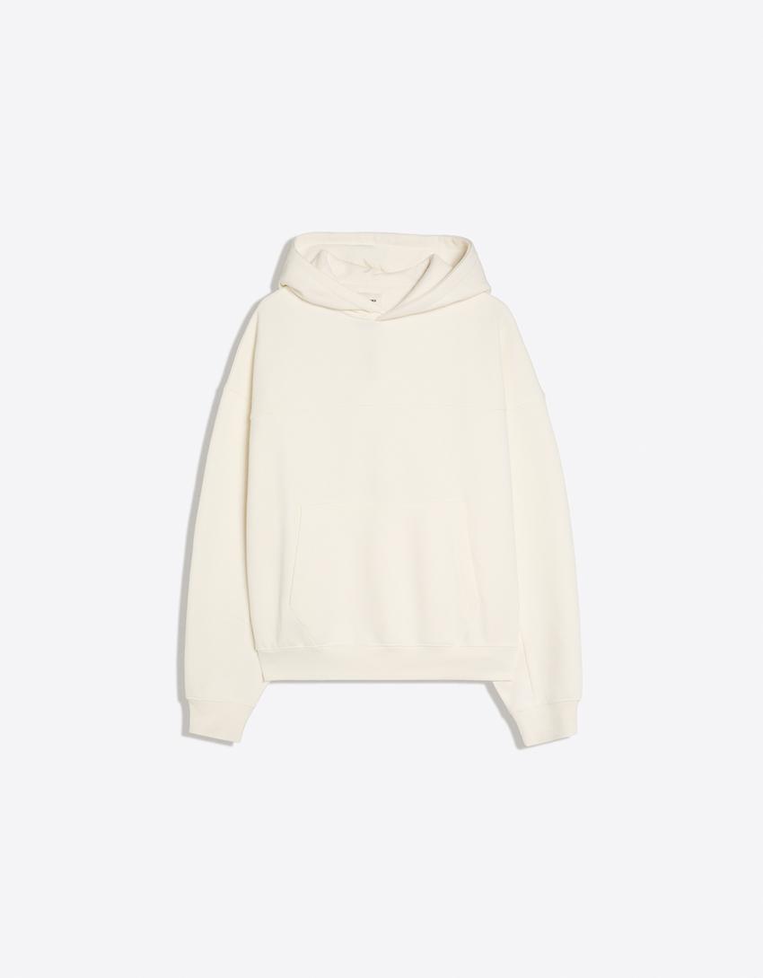 Hoodie mit Kapuze-Weiss