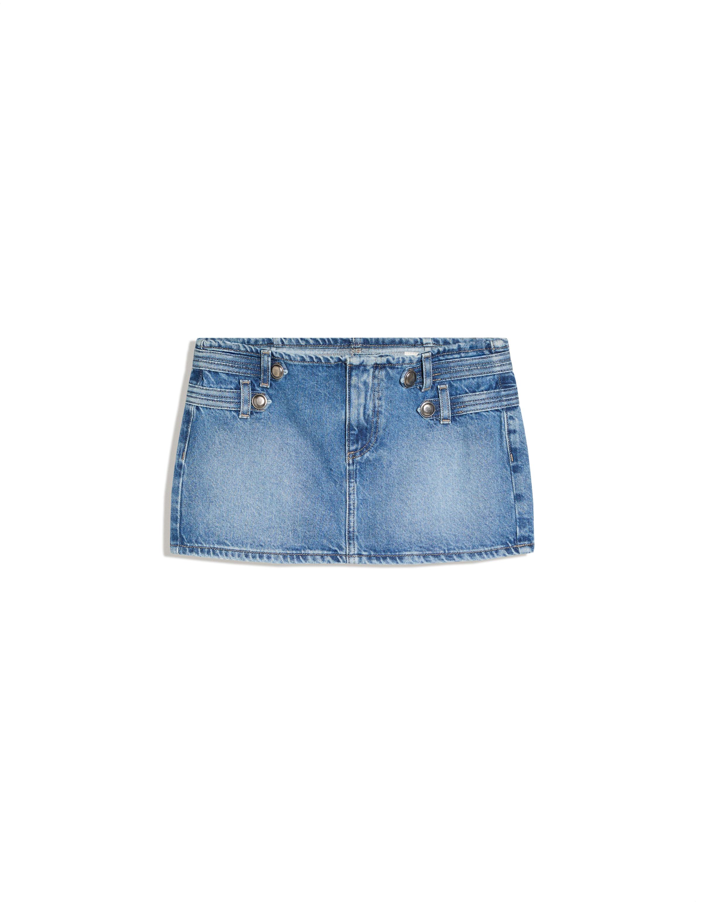 Denim mini skirt — Light blue