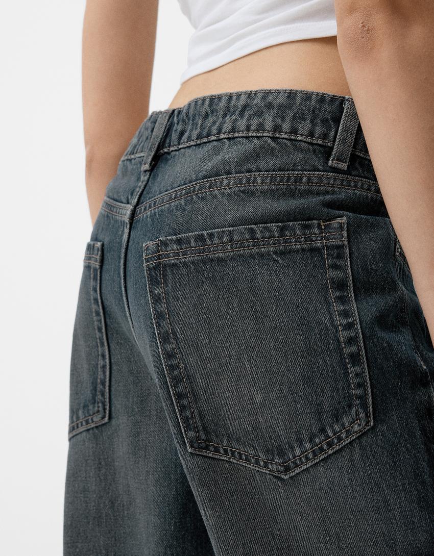 Baggy jeans-Green