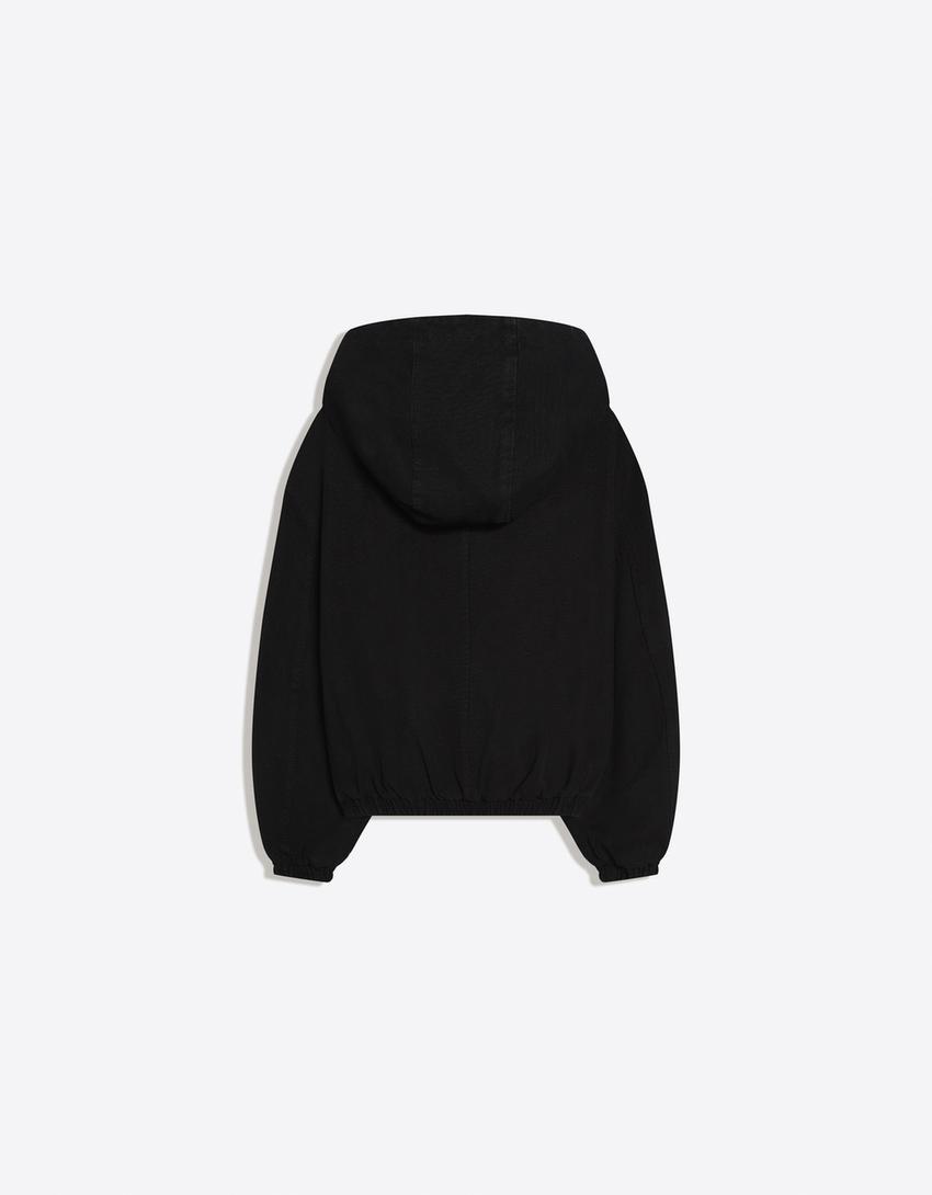 Toggle jacket-Black