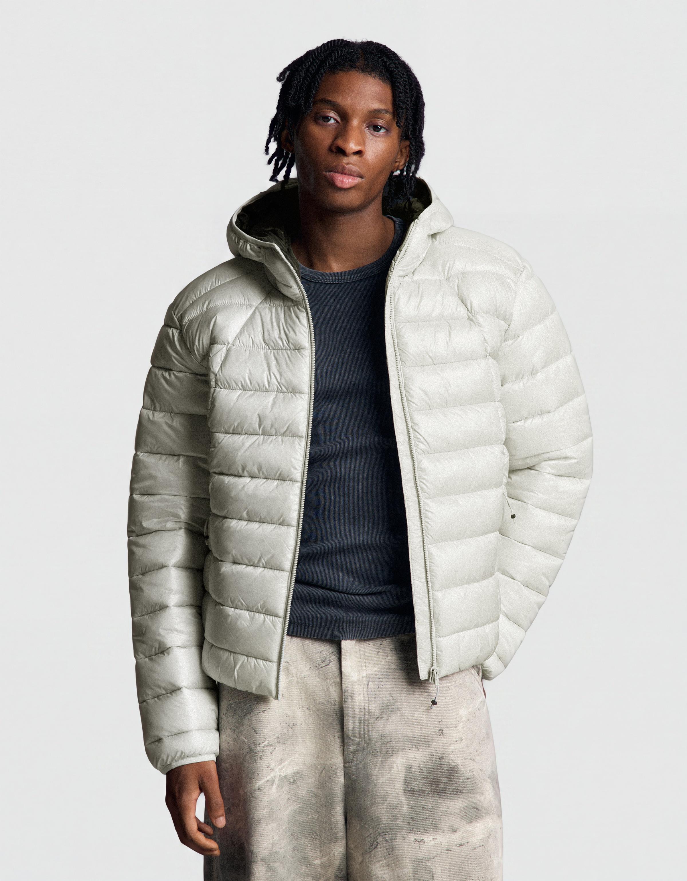 Ultralight padded jacket — Stone