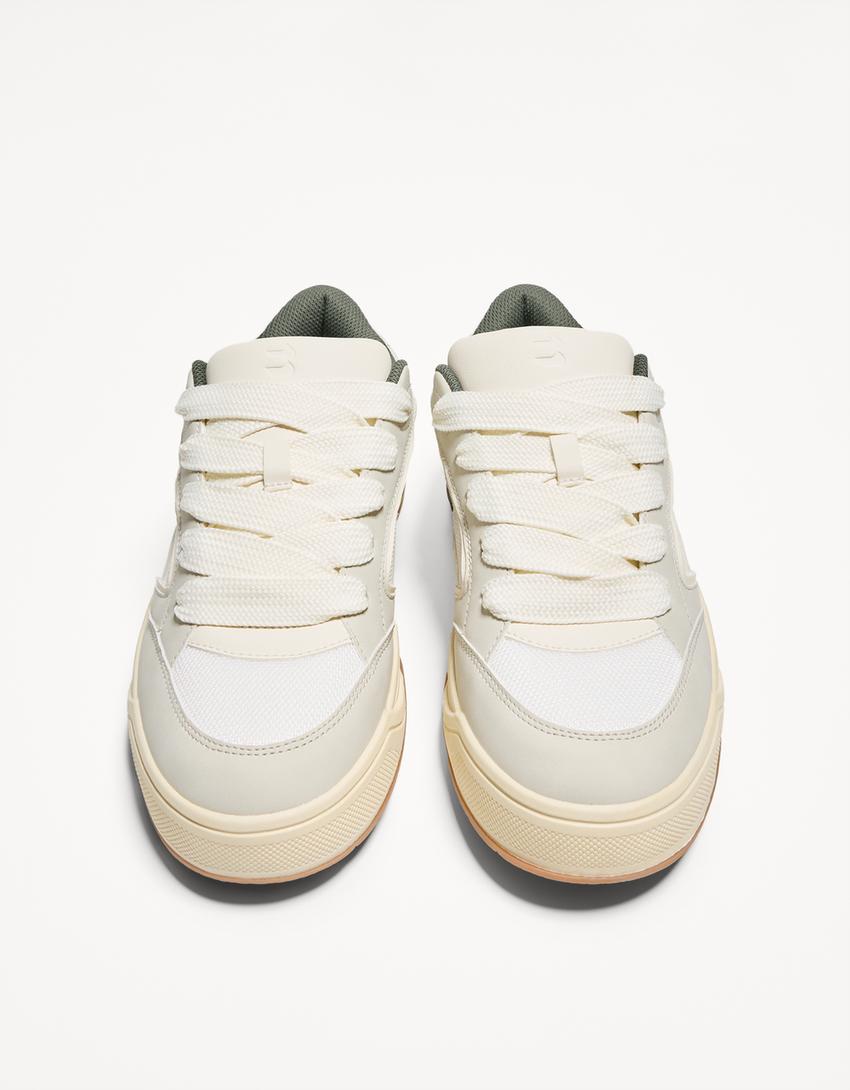Baskets skate-Blanc-1