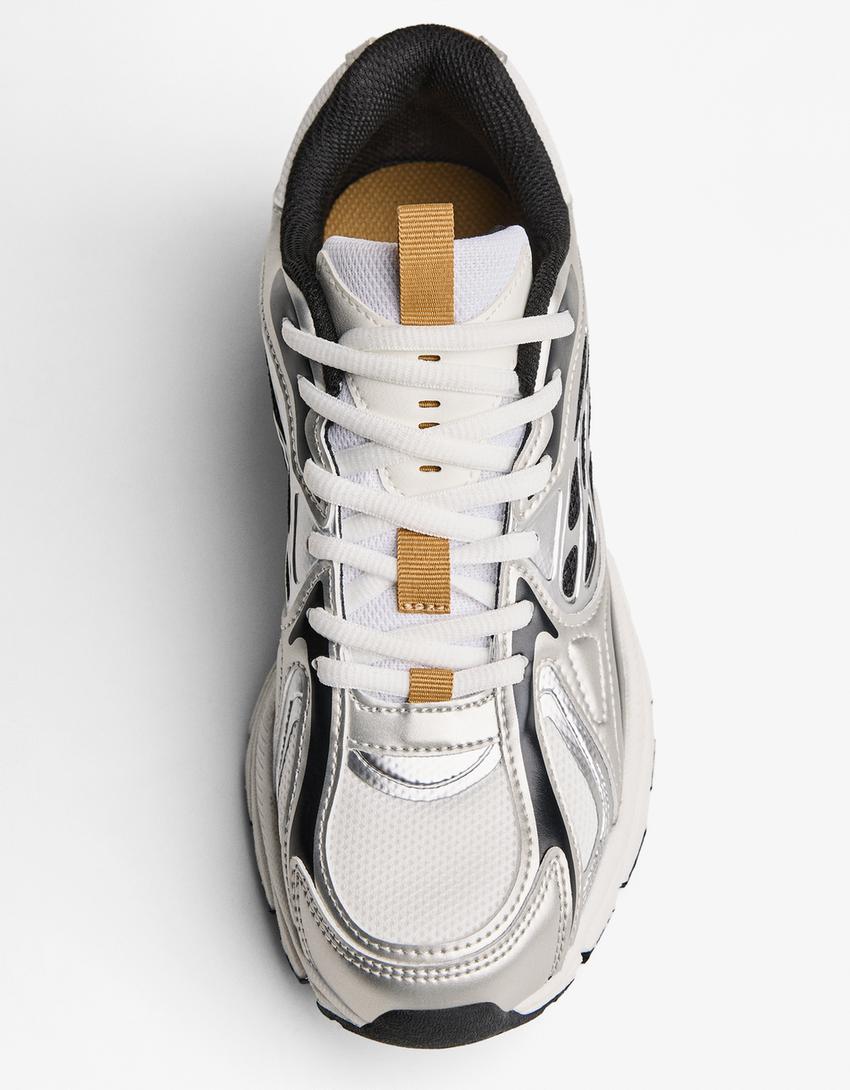 Multi-piece trainers-Multicolored