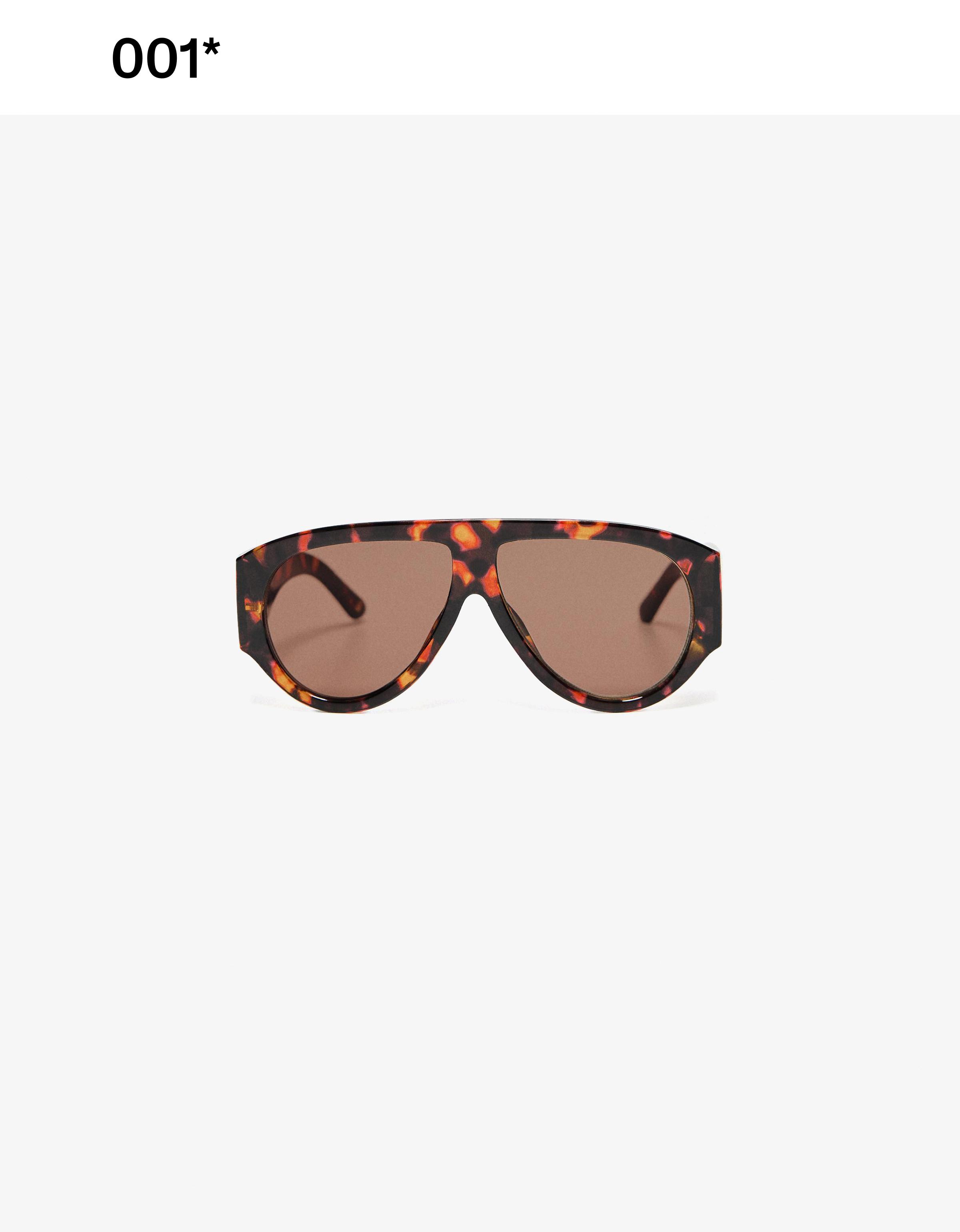 Acetate sunglasses — Brown
