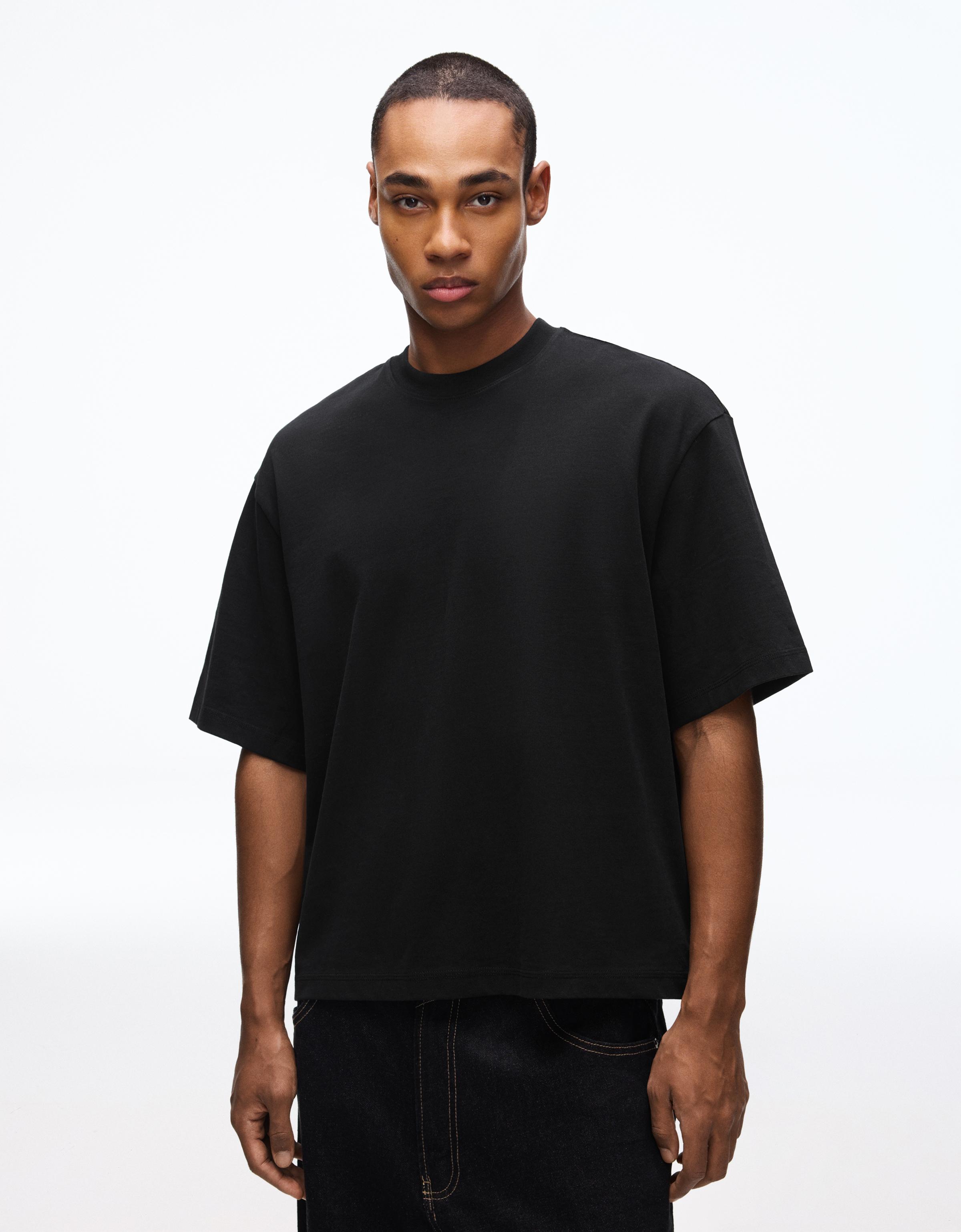 Kısa kollu boxy fit tişört - Görsel 29