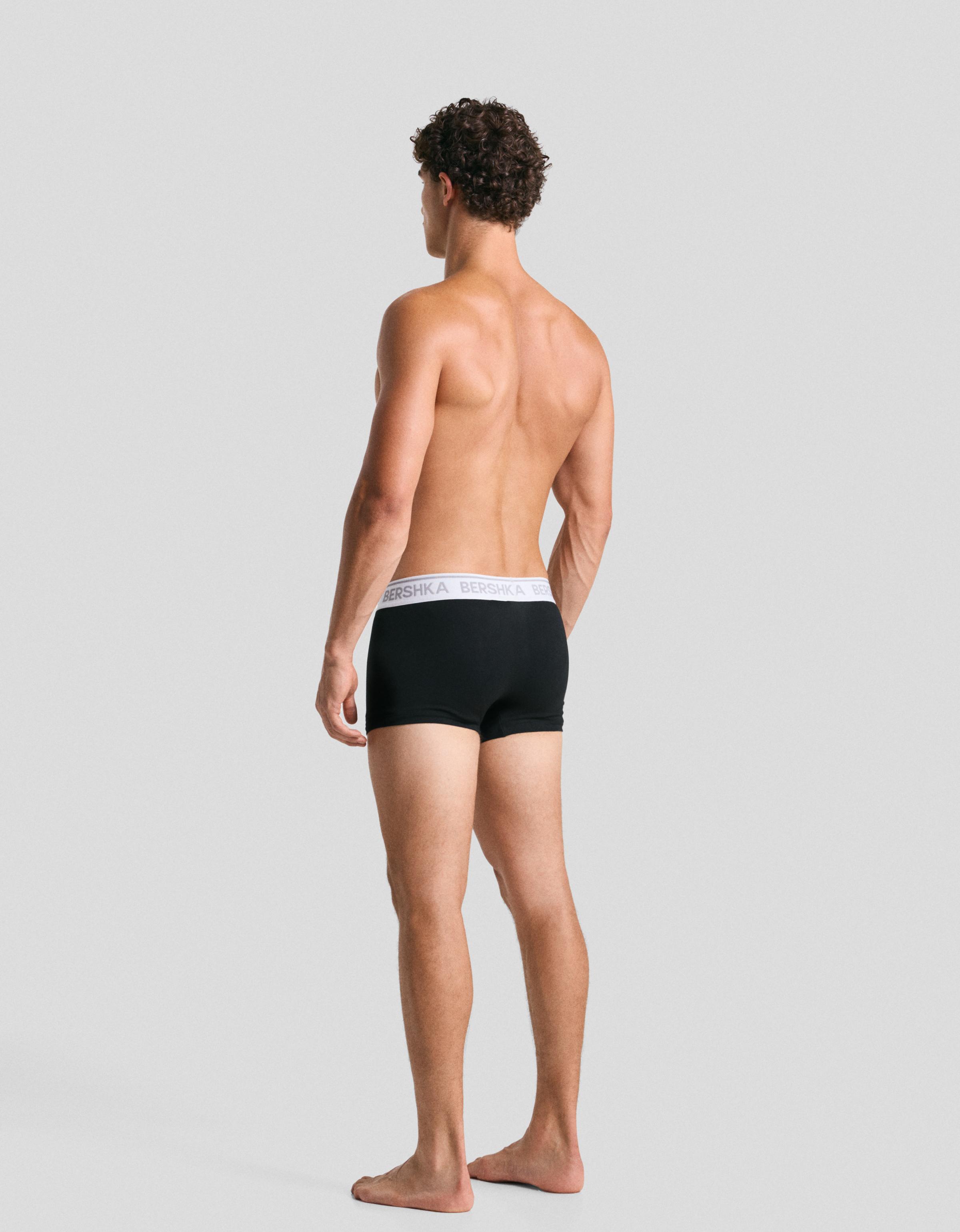 3-pack of boxers with printed waistband — White