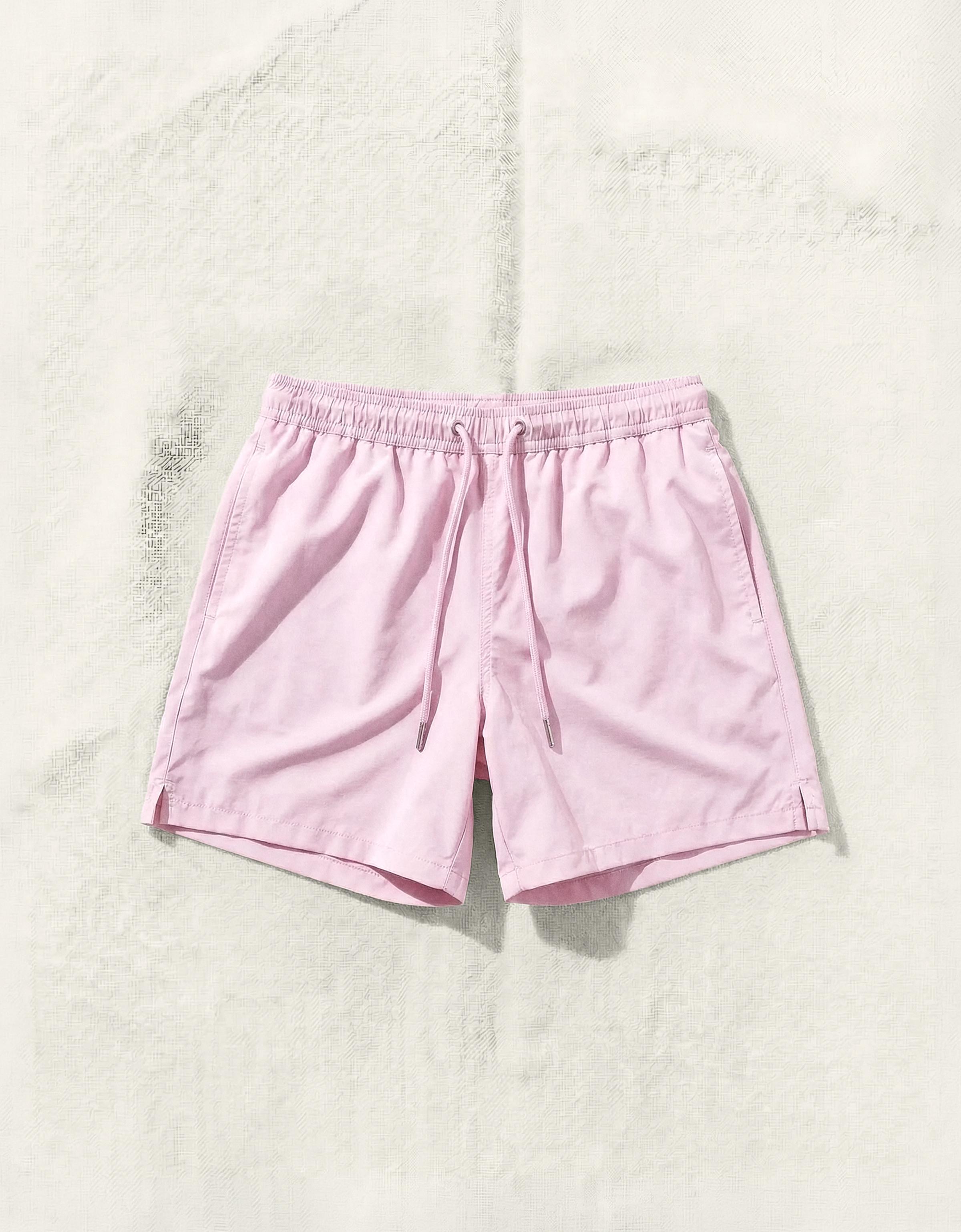 Basic regular fit swim shorts — Pink