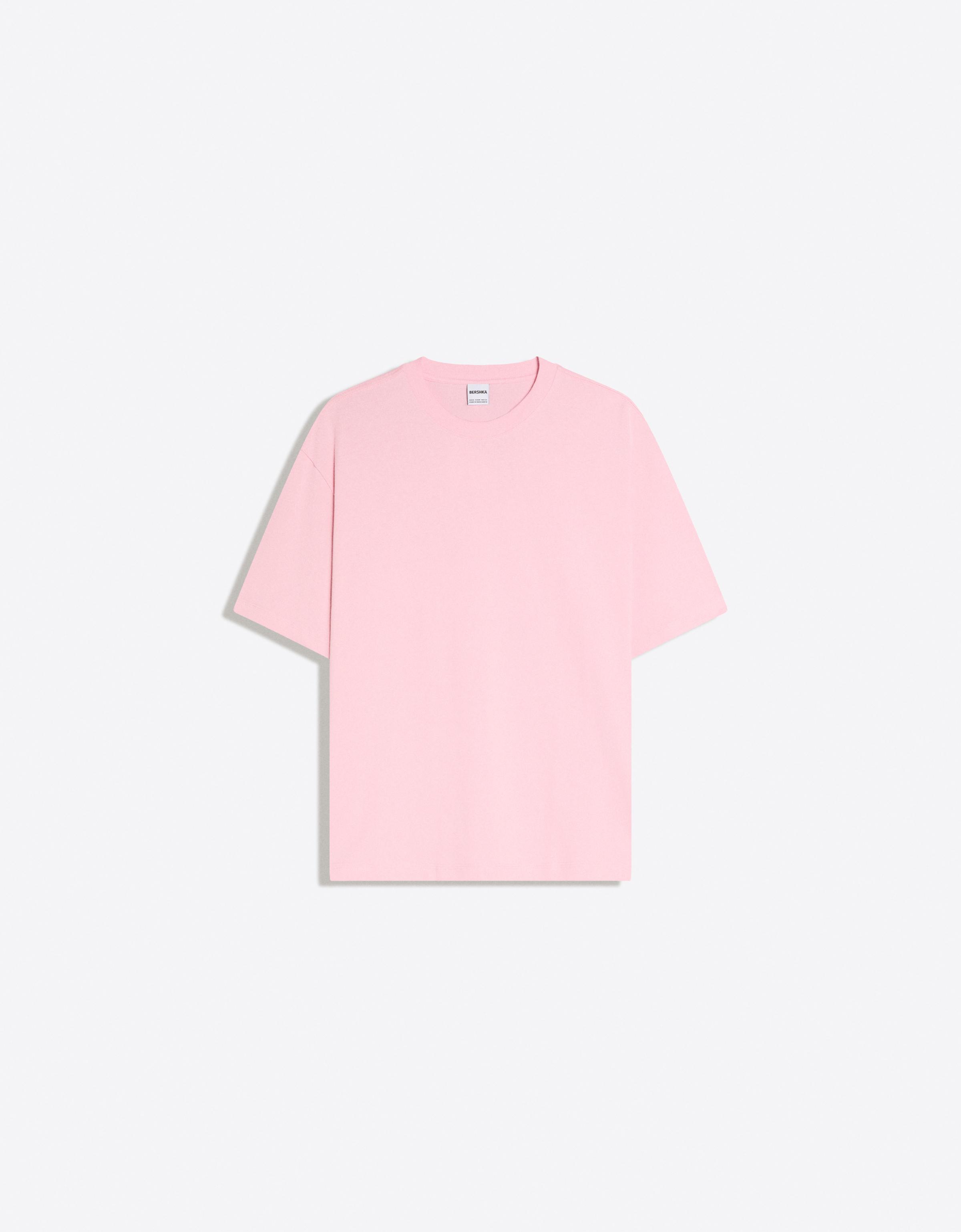 Heavy boxy T-shirt — Pink