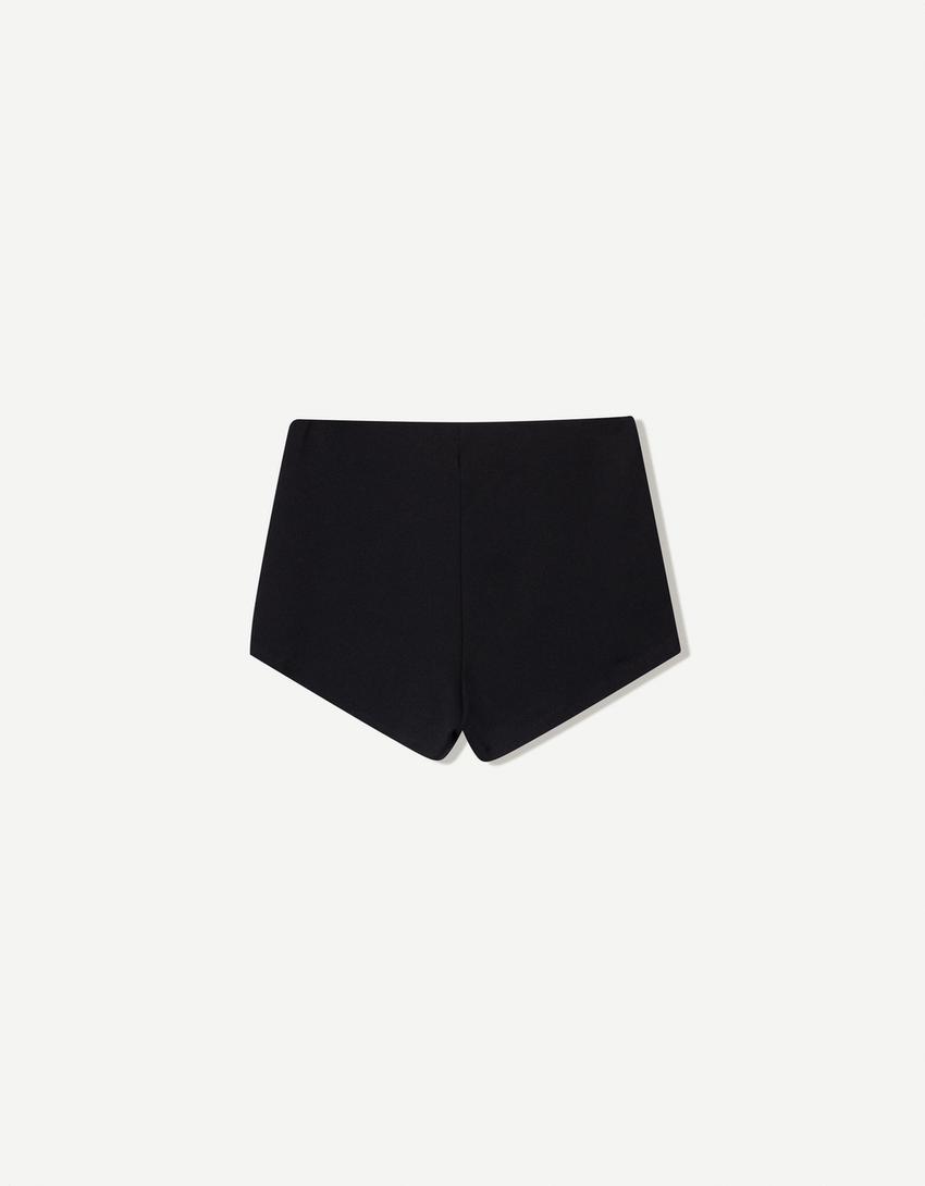 Mini knit shorts