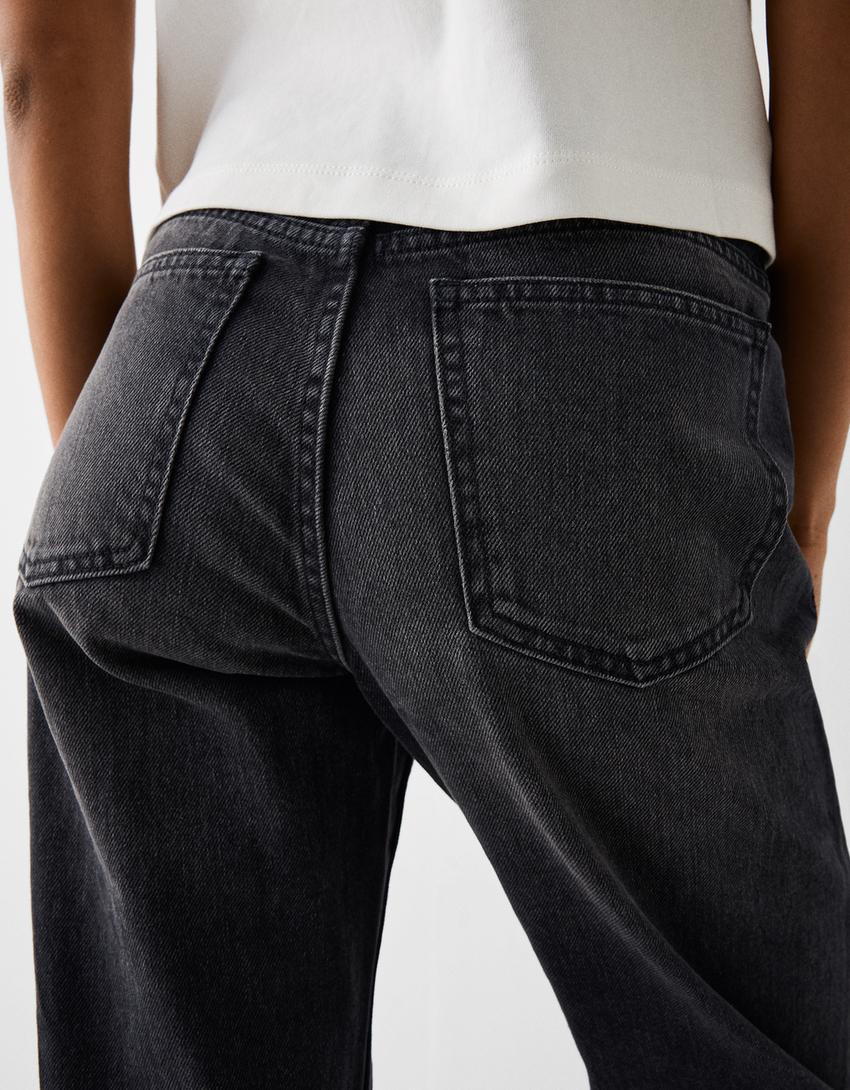 Straight fit jean-Gri-3