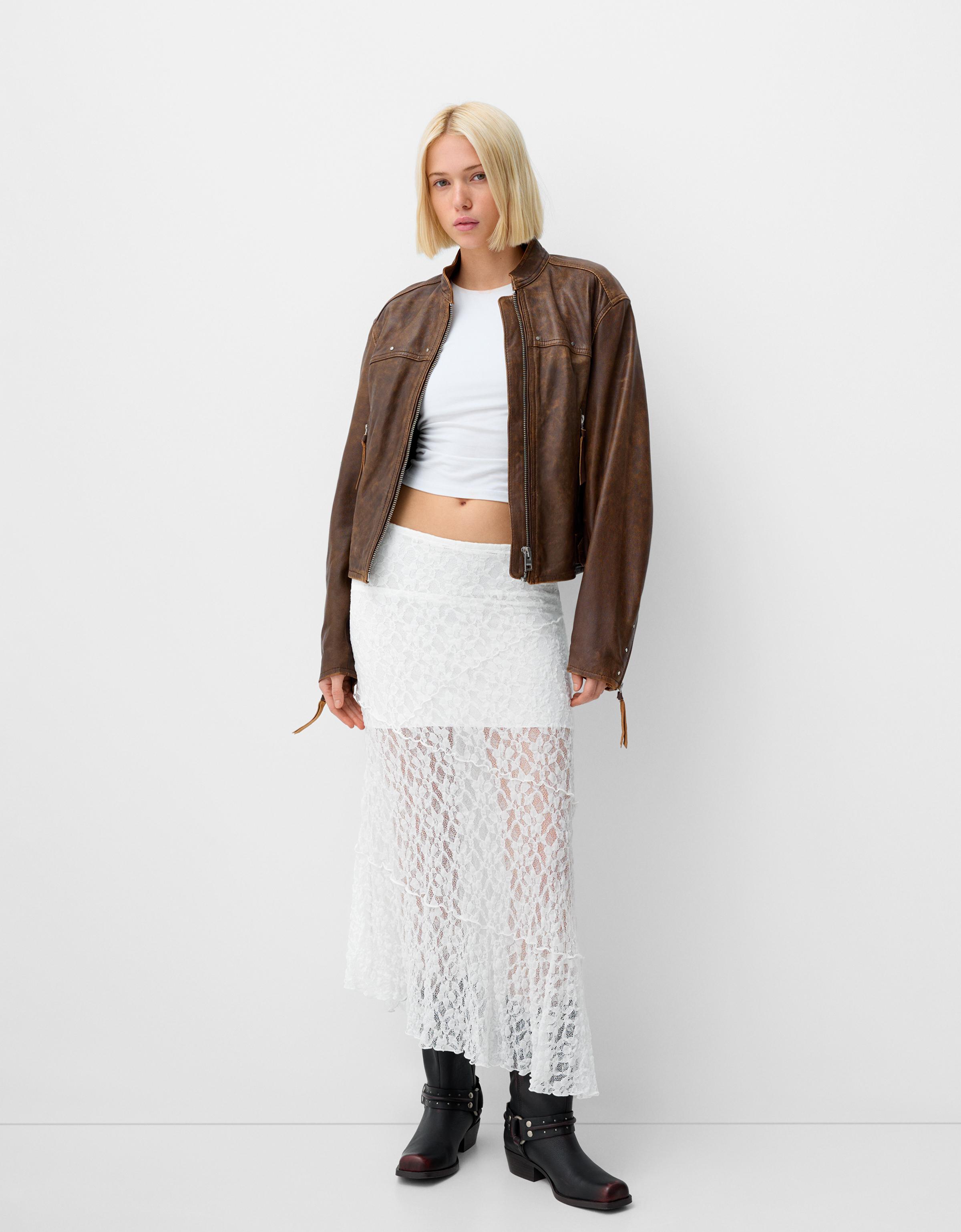 Jupe midi fashion bershka