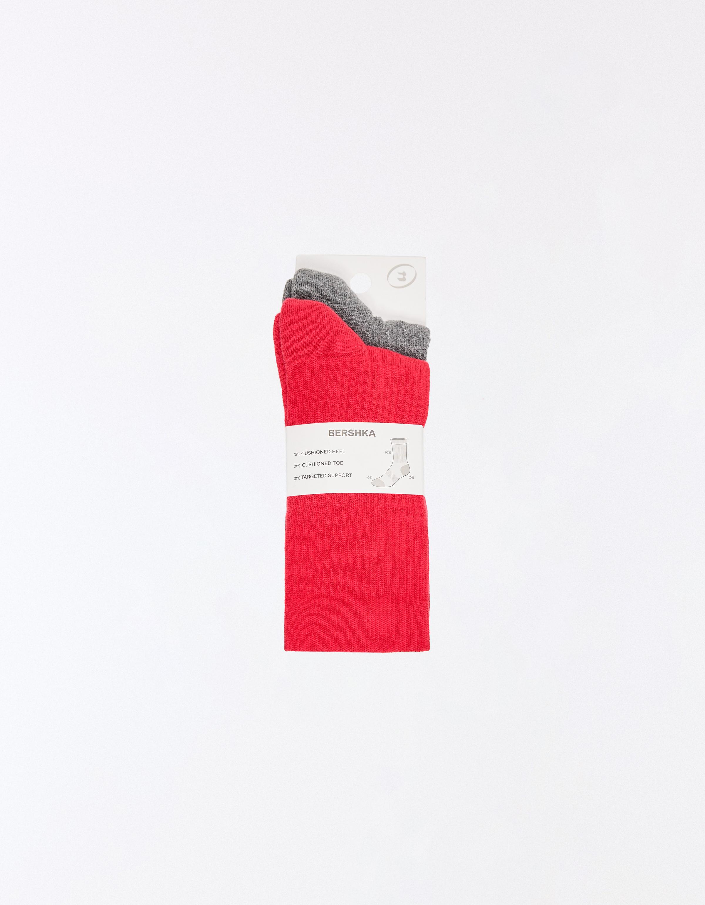 Pack of 2 sports socks — Red