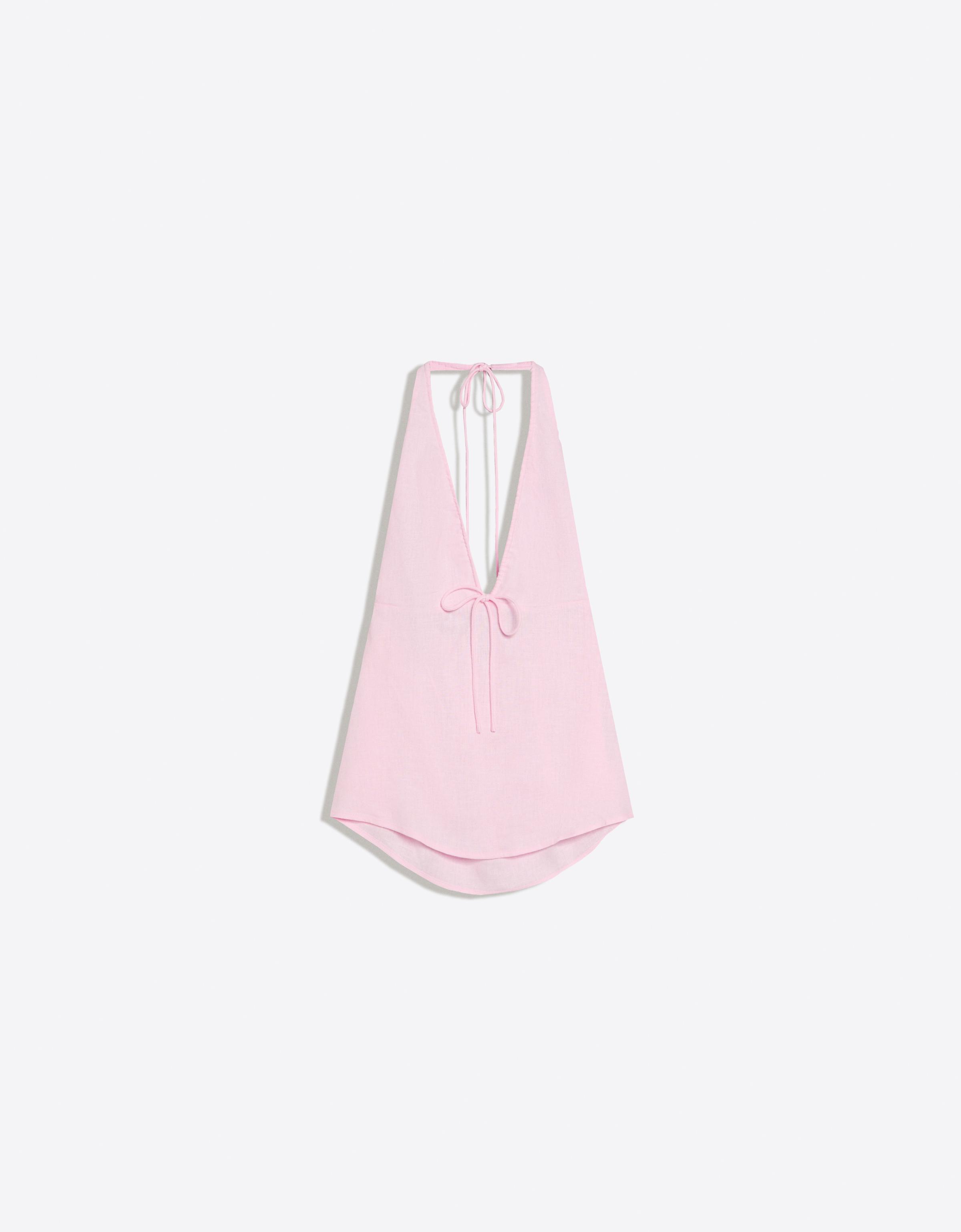 Linen halter top