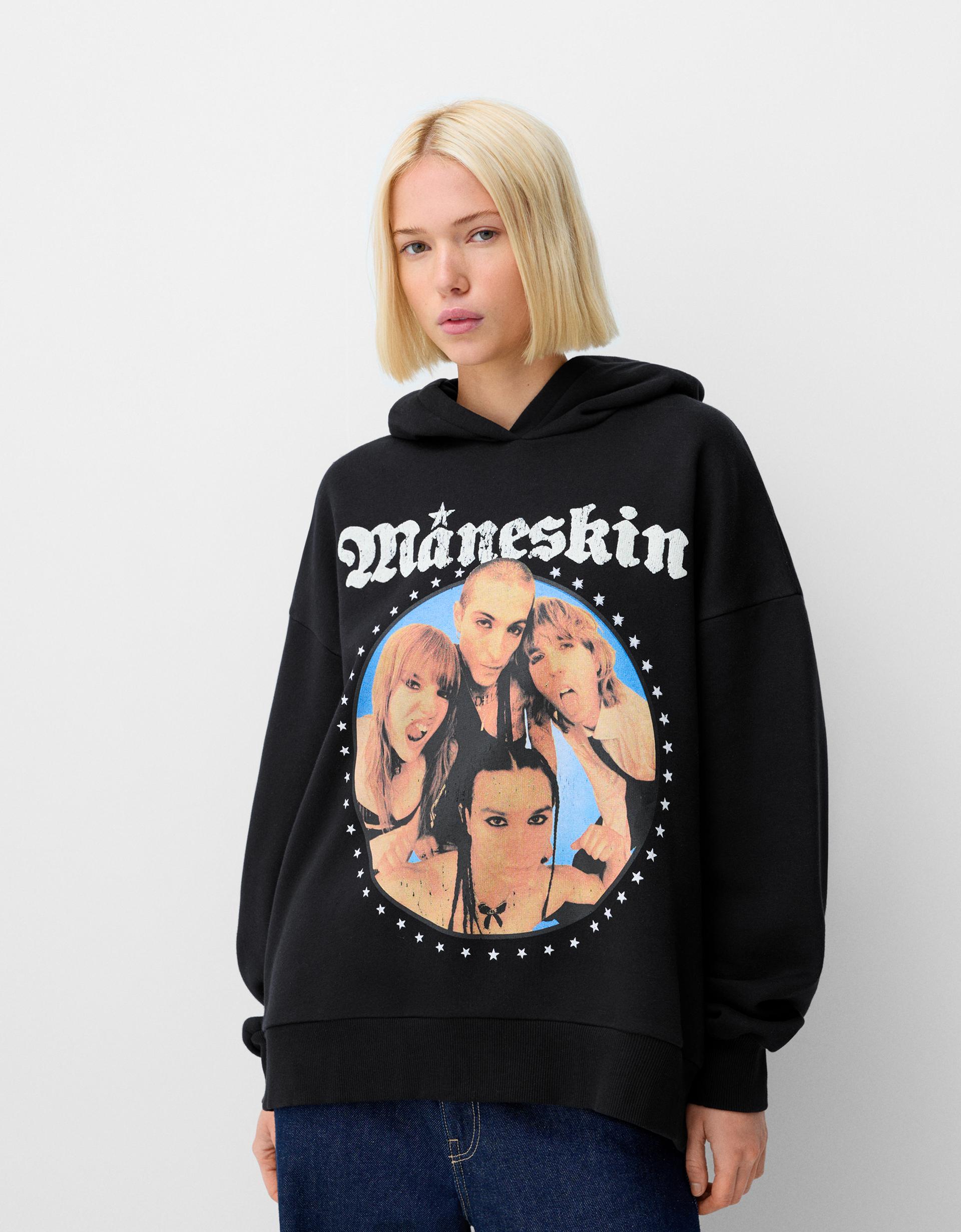 Bershka Iron Maiden Sweatshirt Bershka Iron Maiden Washed T-shirt