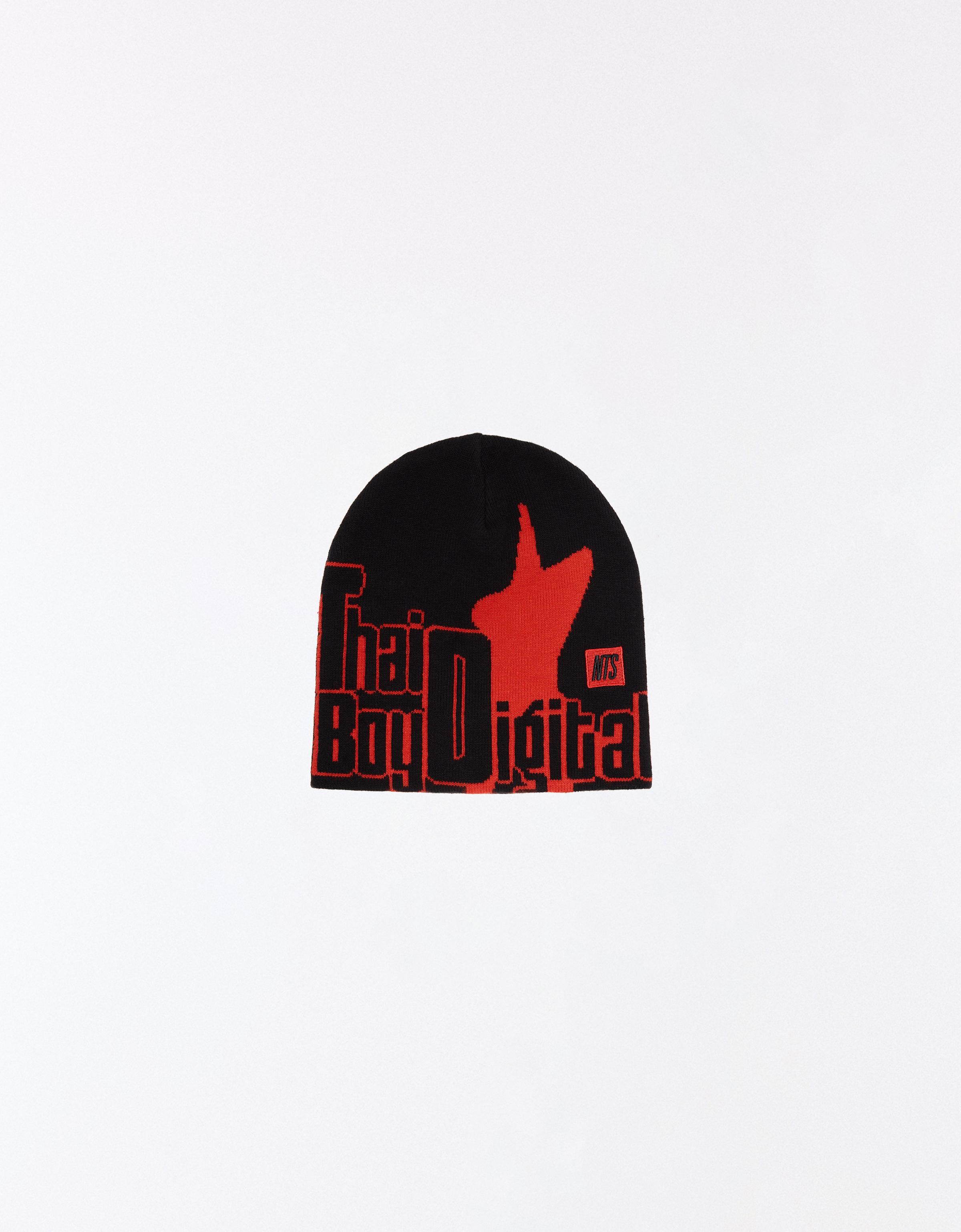 Knit beanie NTS X THAIBOY DIGITAL — Black