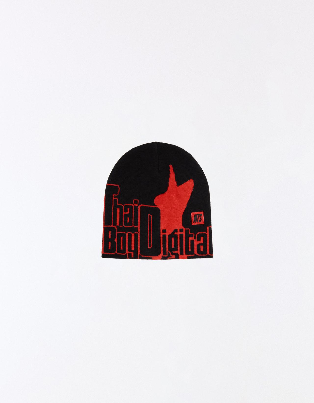Knit beanie NTS X THAIBOY DIGITAL — Black