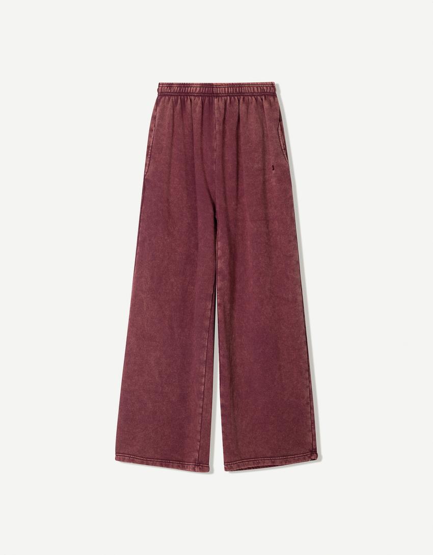 Plush trousers and top set-Violet-4