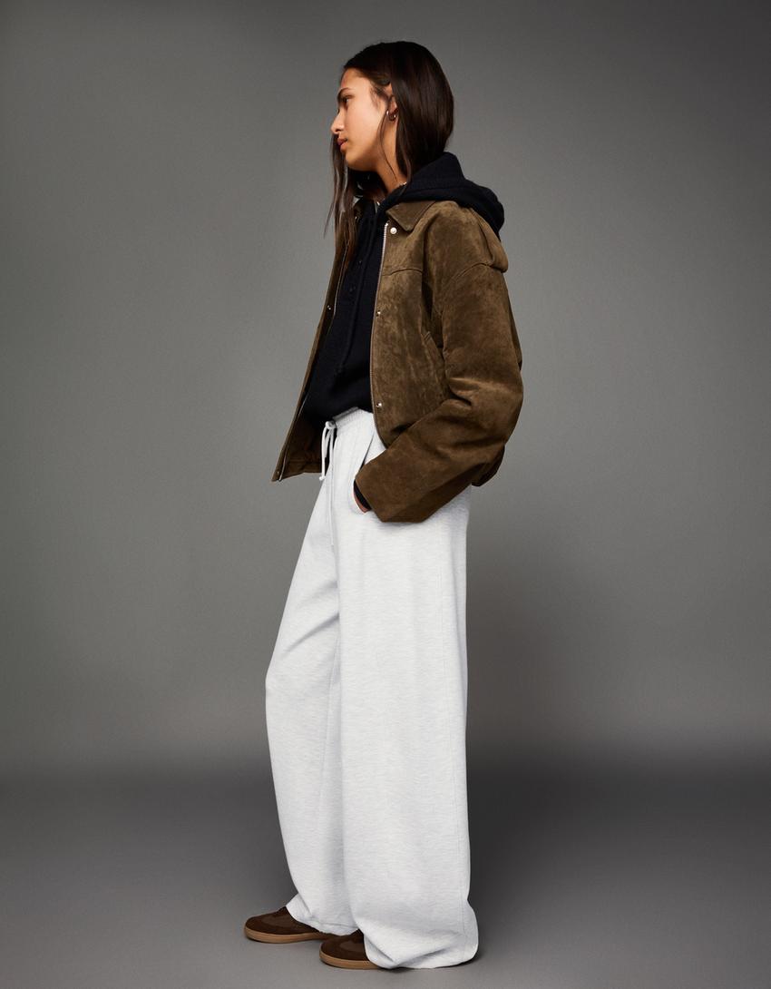 Pantalons pelfa barrel-Gris