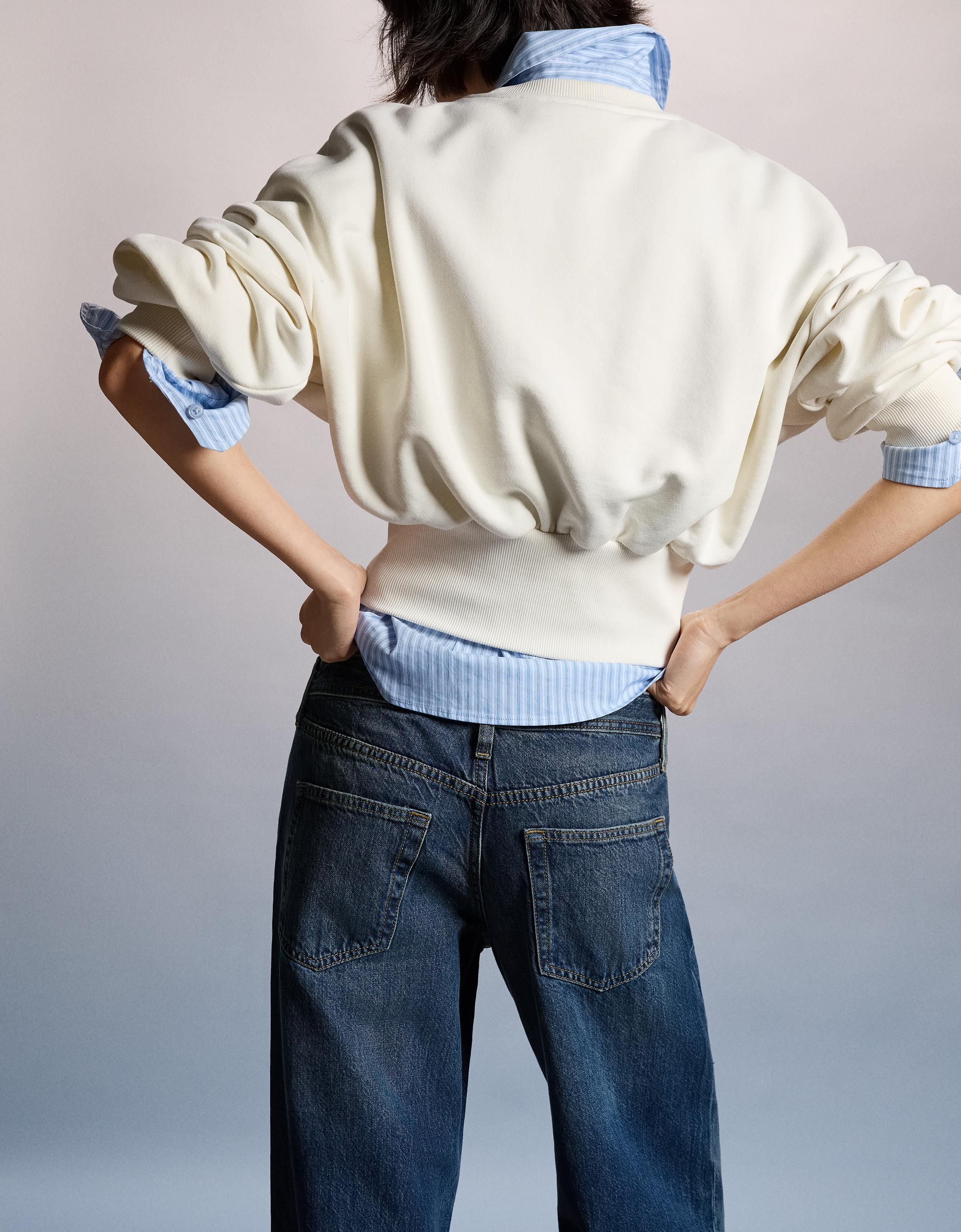 straight fit düşük bel jean - Görsel 25