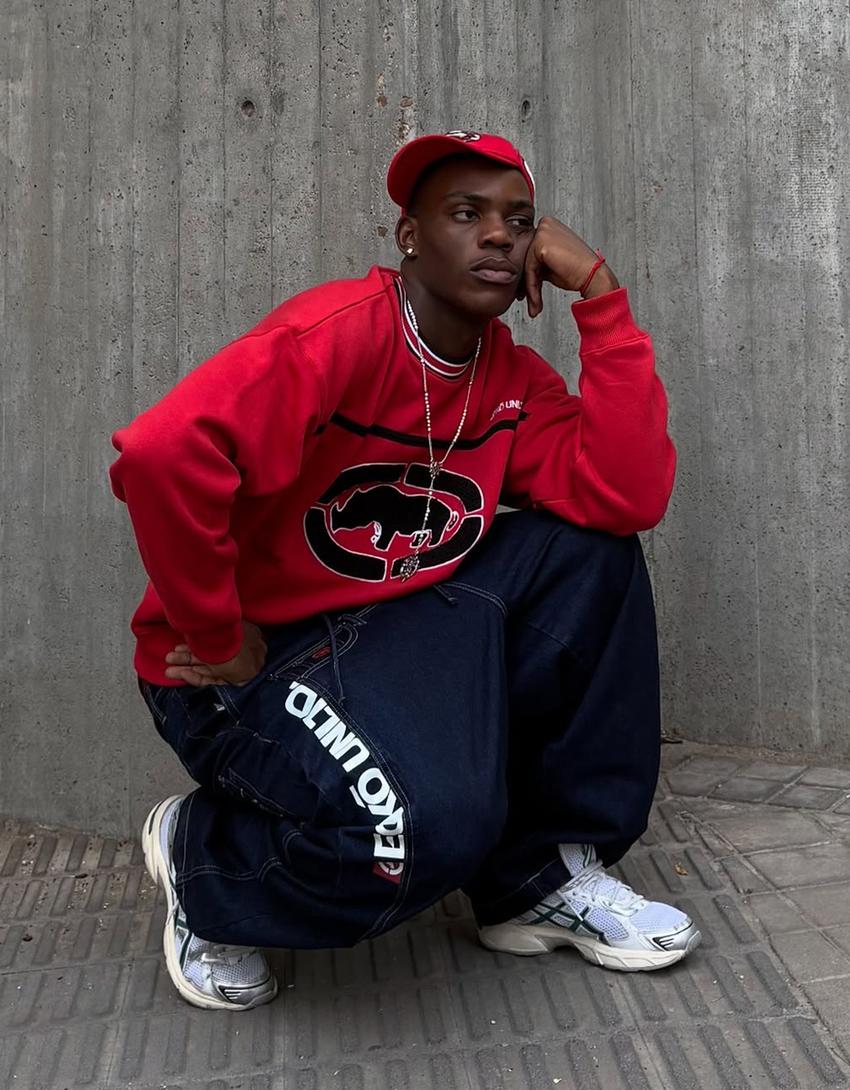 Sudadera Ecko Unltd-Rojo
