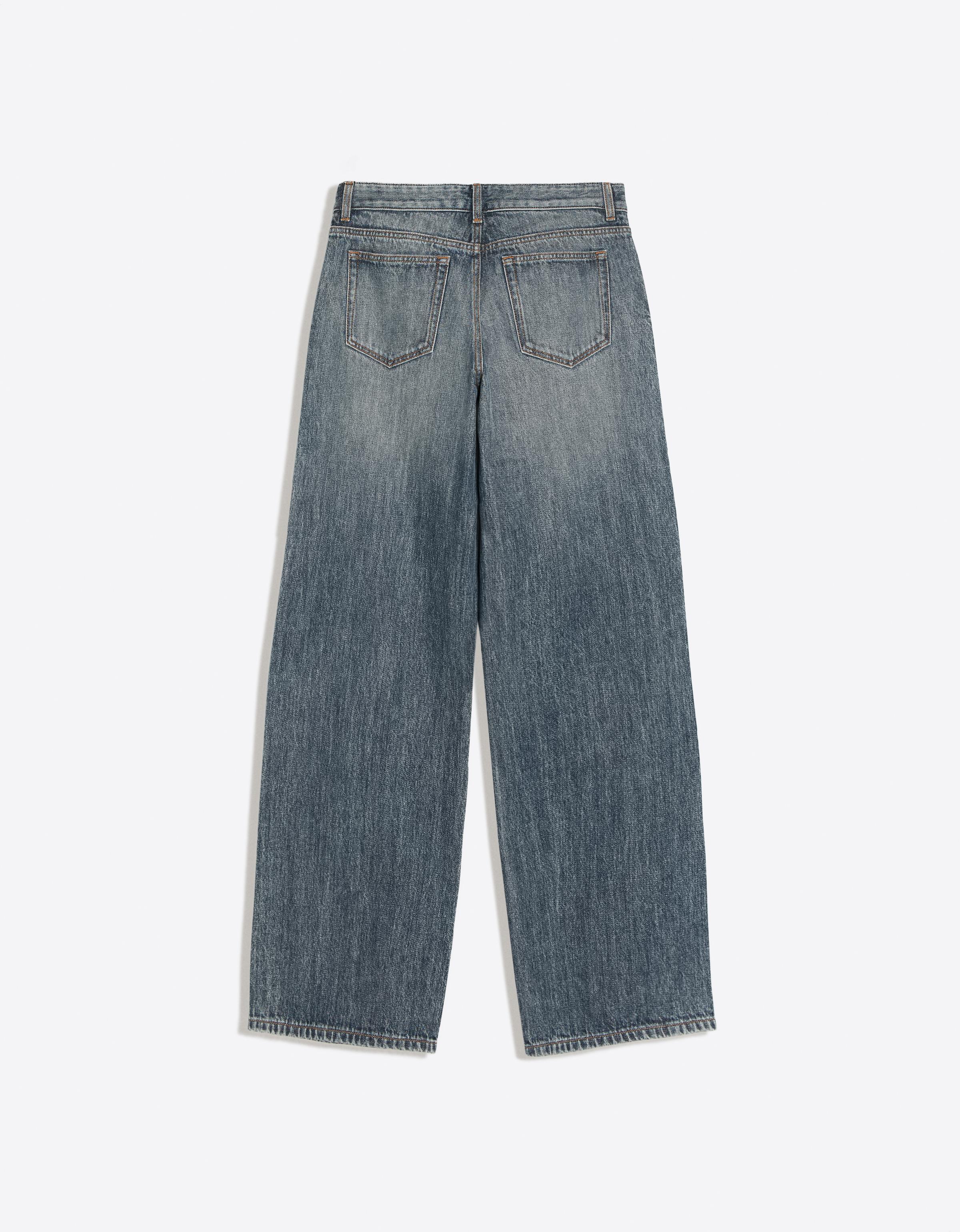 Low-rise wide-leg jeans — Blue