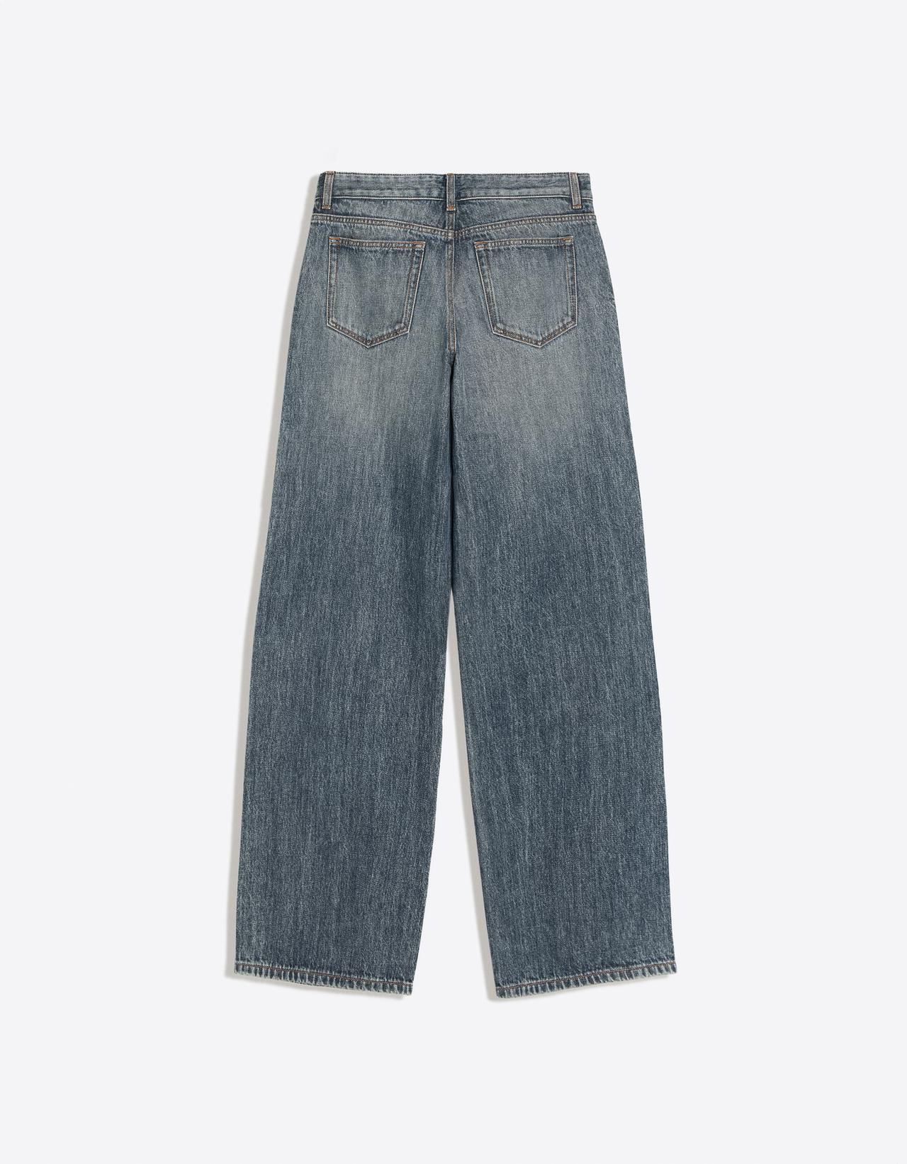 Low-rise wide-leg jeans — Blue