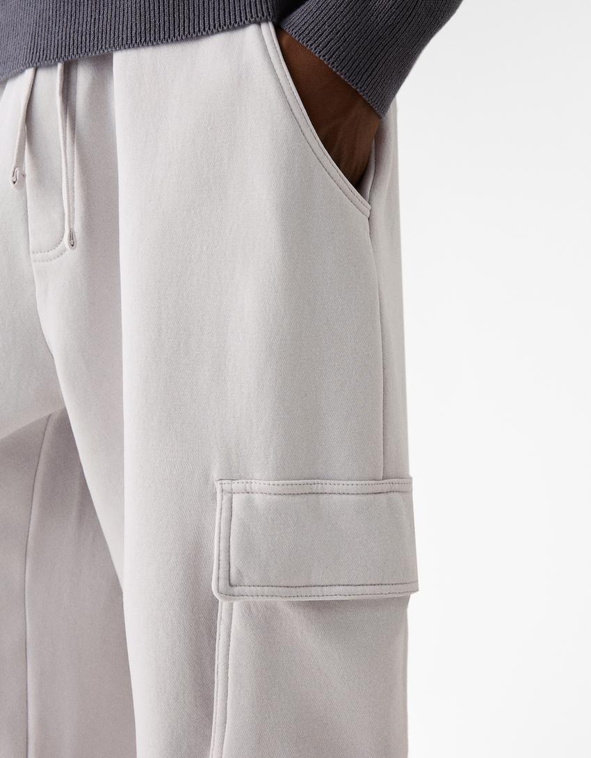 Pantalon cargo coutures-Pierre-5