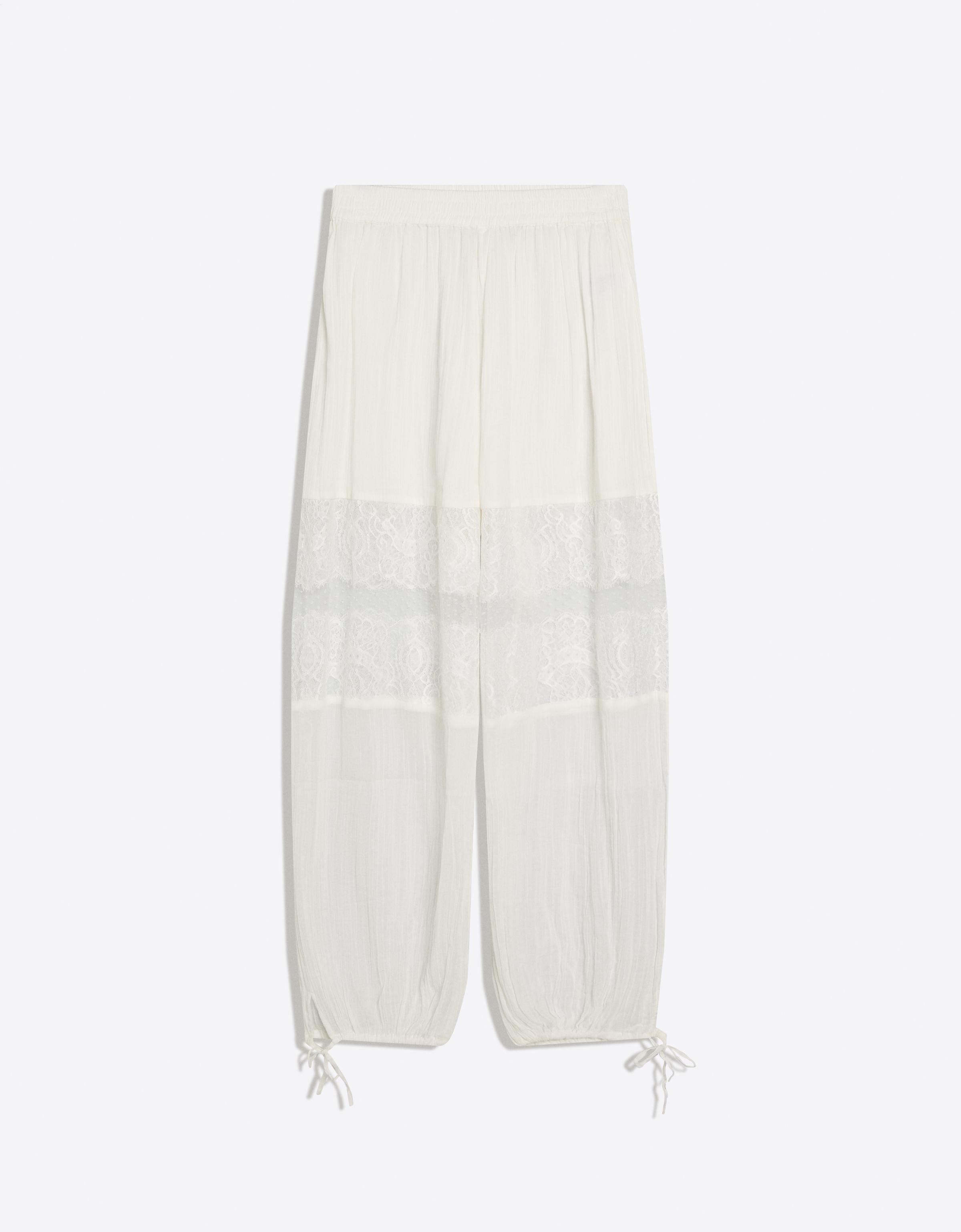 Dantelli şalvar pantolon - Görsel 14