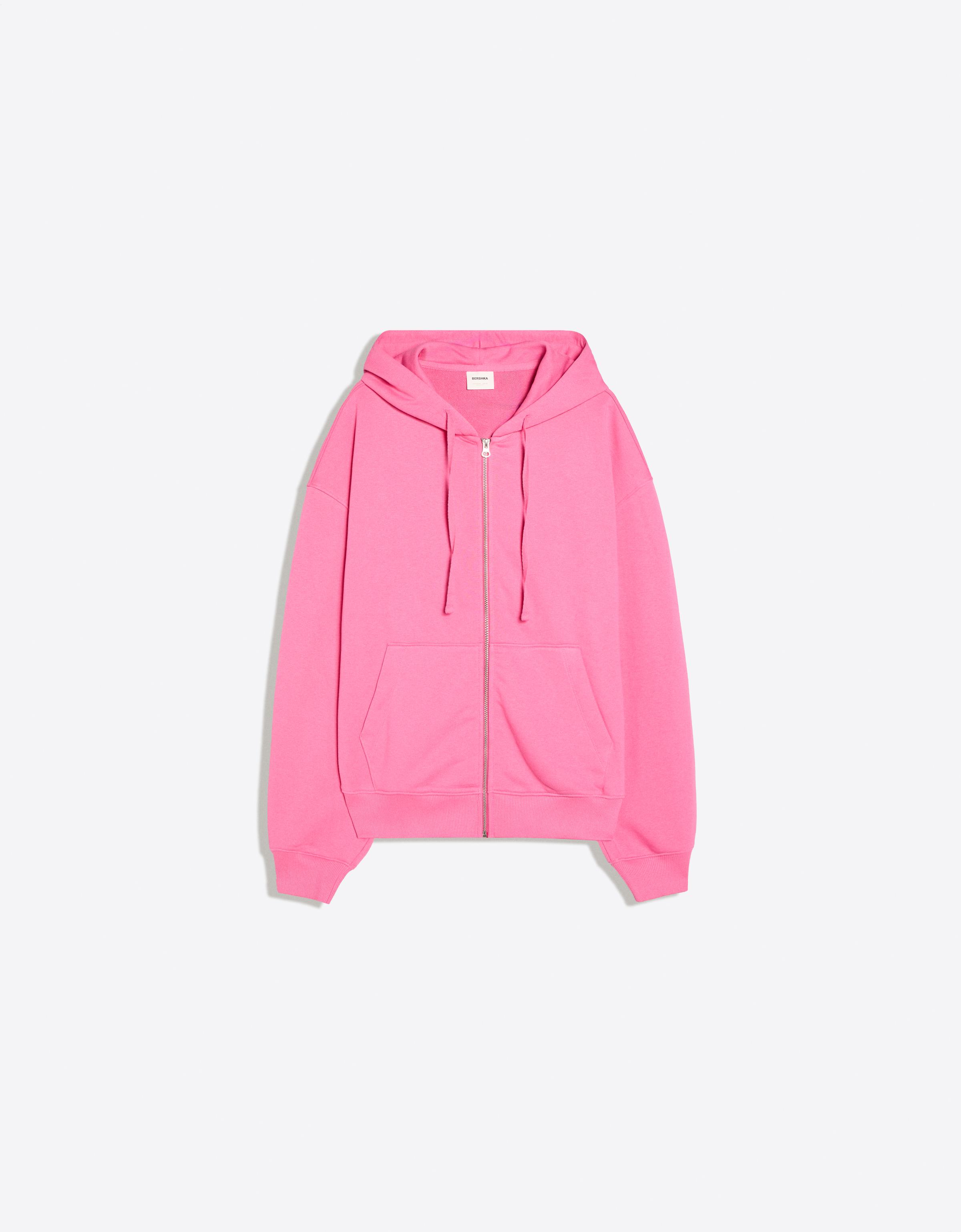 Zip-up hoodie — Pink