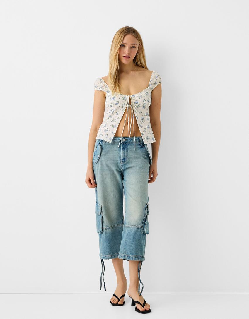 قميص كروب بتفصيل ربطة-متعدد الألوان-3