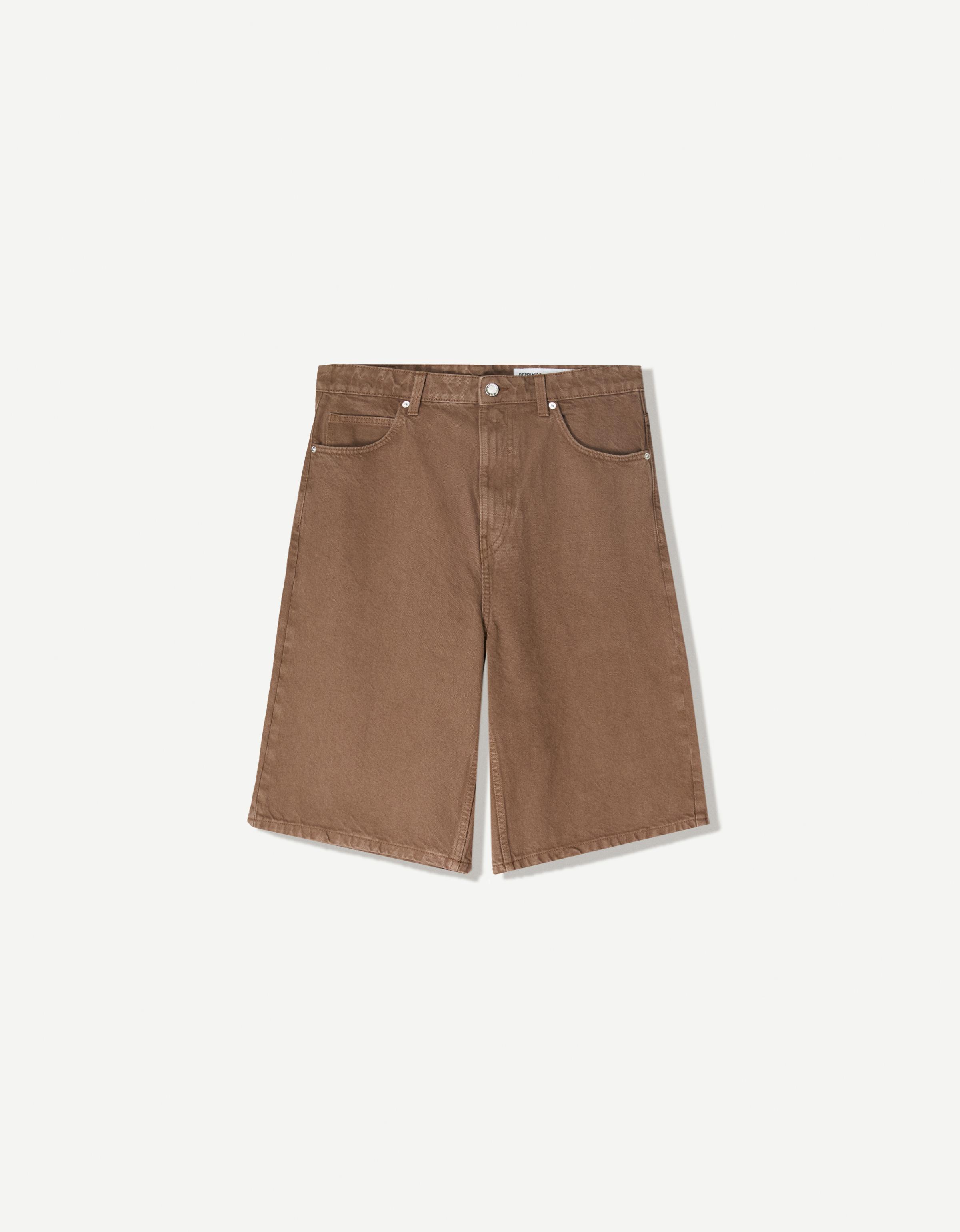 【AAKE】CORDUROY BERMUDA PT Baggy denim Bermuda shorts - Men | Bershka